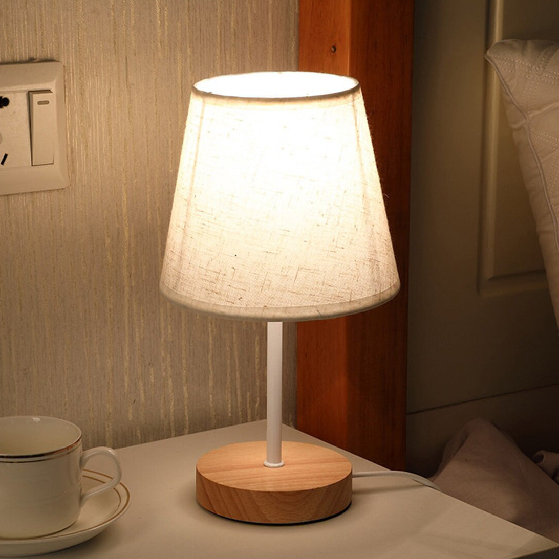Skandinavisk Trä Stella Sänglampi Beröringskänslig Design