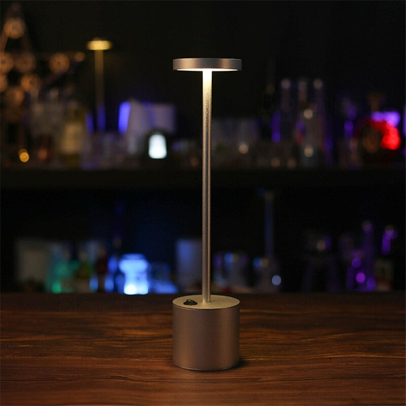 Modern design uppladdningsbar sänglamp med LED-ljus