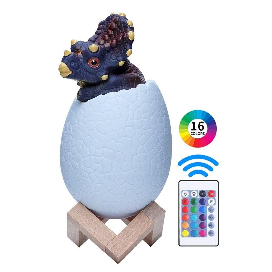 Dinosaur sänglampor för barn med 16 färgalternativ