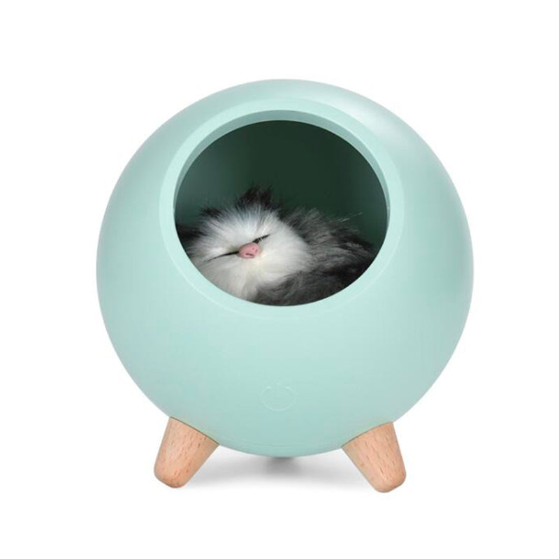 Katt utan sladd Barns sänglampa - Uppladdningsbar söt design