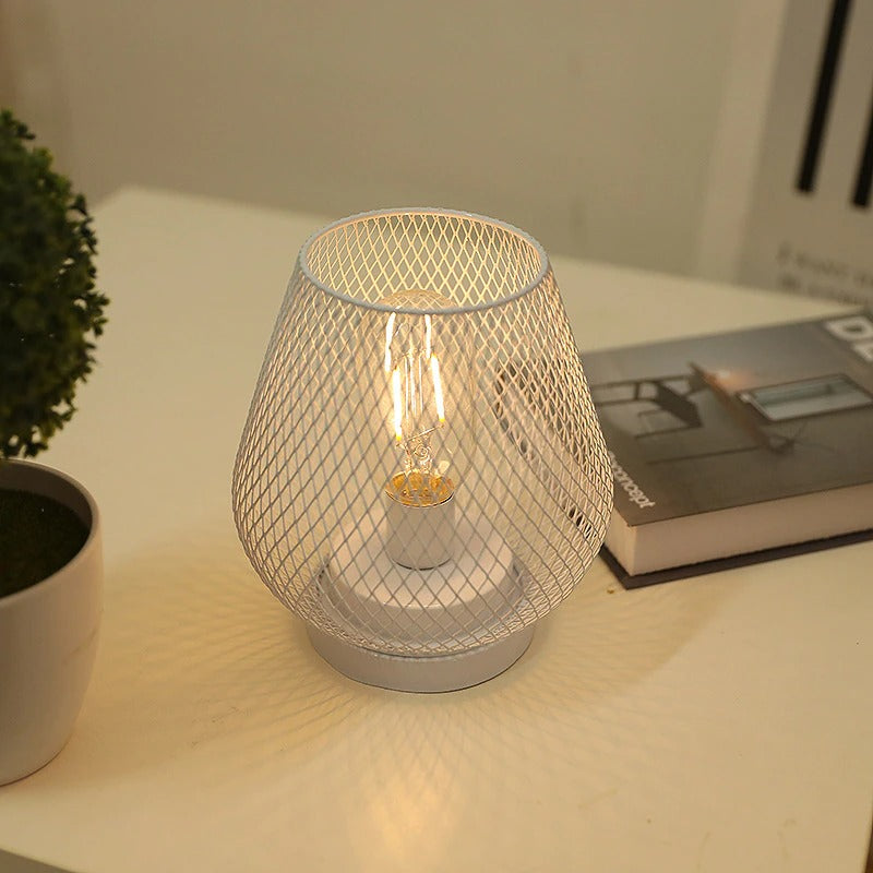 Cage Industriell Sängsänglampa med LED, Sladdlös Design
