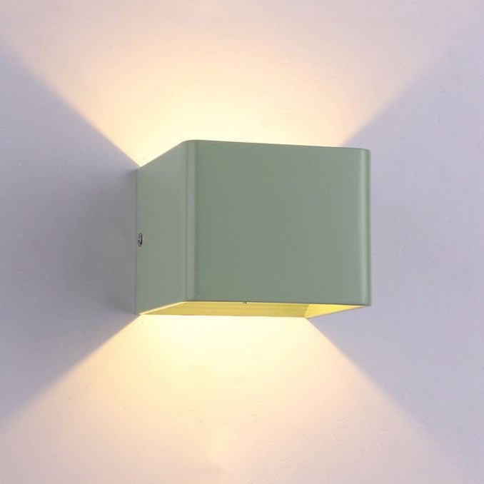 Cubic Väggsängs Lamparm LED Minimalistisk Design för Sovrum