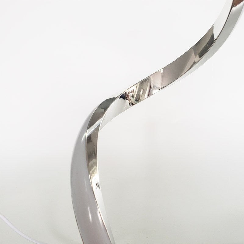 Design Spiral Sänglamp i Modern Aluminium Stil