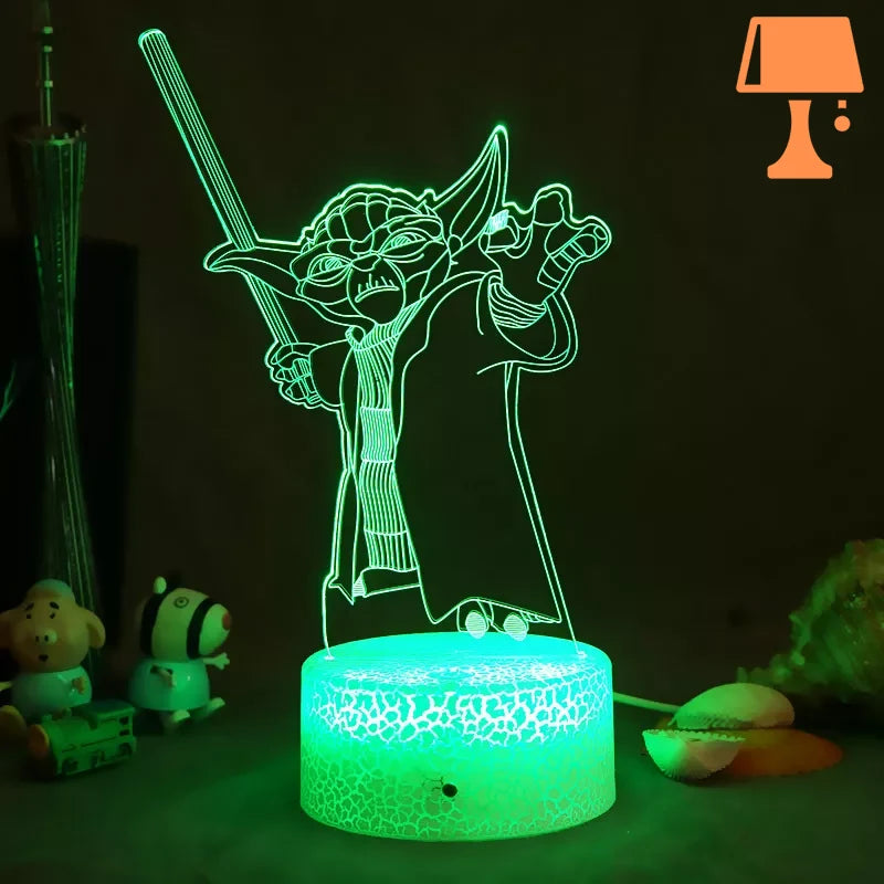 Carvallo - Legendarisk Sci-Fi-glödlampa för Star Wars-fans och -samlarobjekt