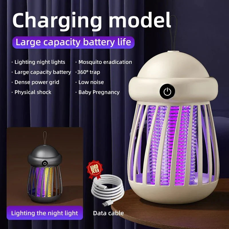 SilentZap – Tyst UV-mygghäcksare för inomhus- och utomhusbruk