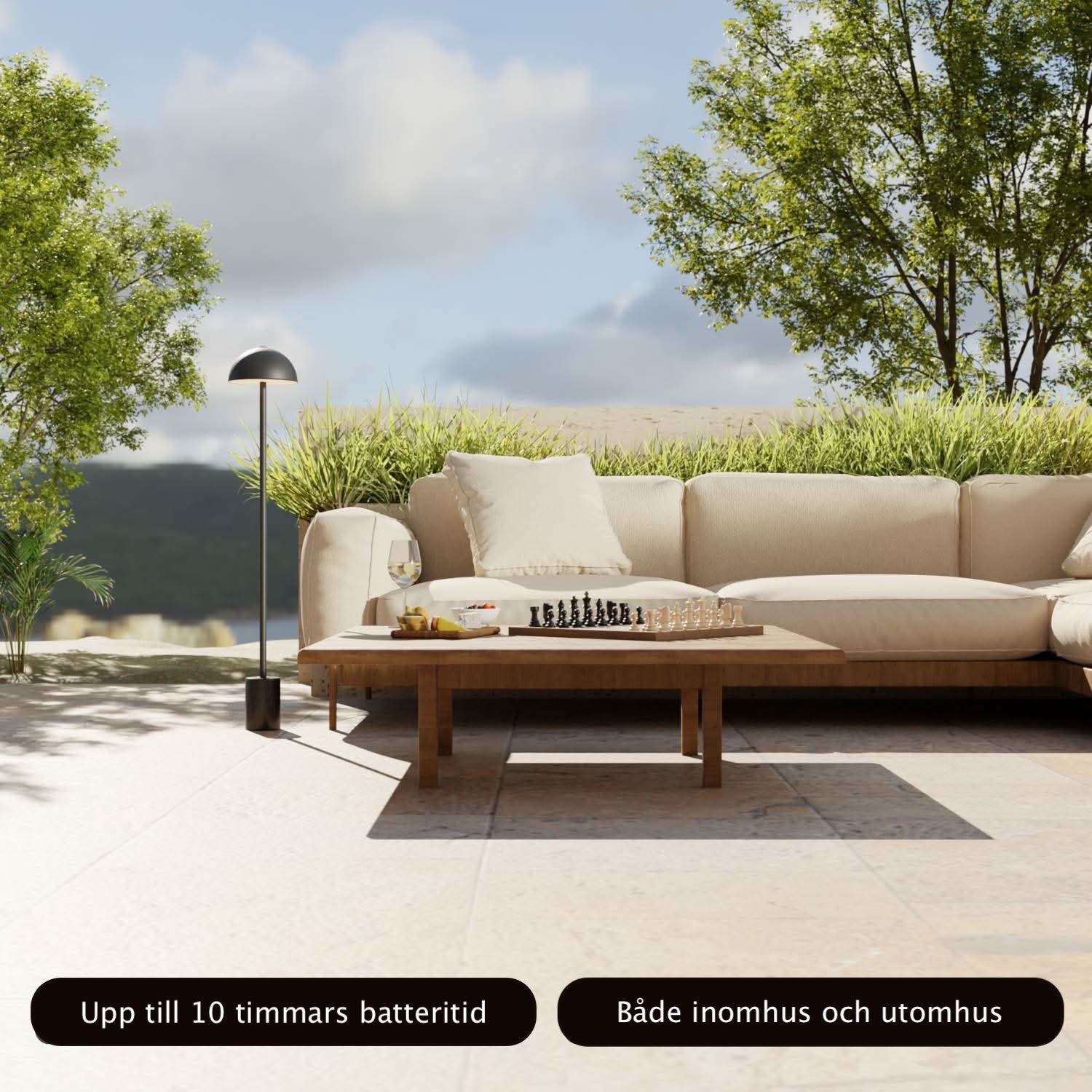 Aurora Batteridriven Golvlampa