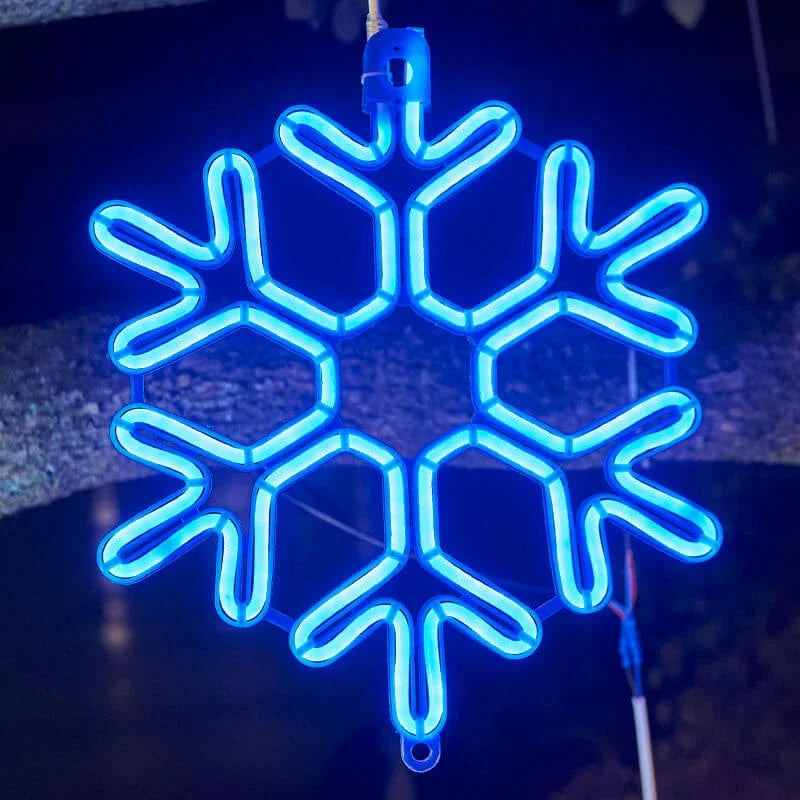 Juldekorationer LED Utomhus Snöflingor Ljus