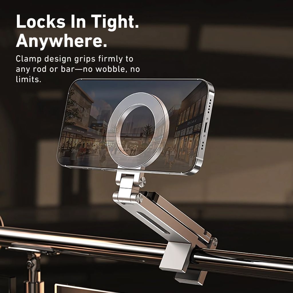 Telefoni Ställ med Magnetisk Aluminium Bas