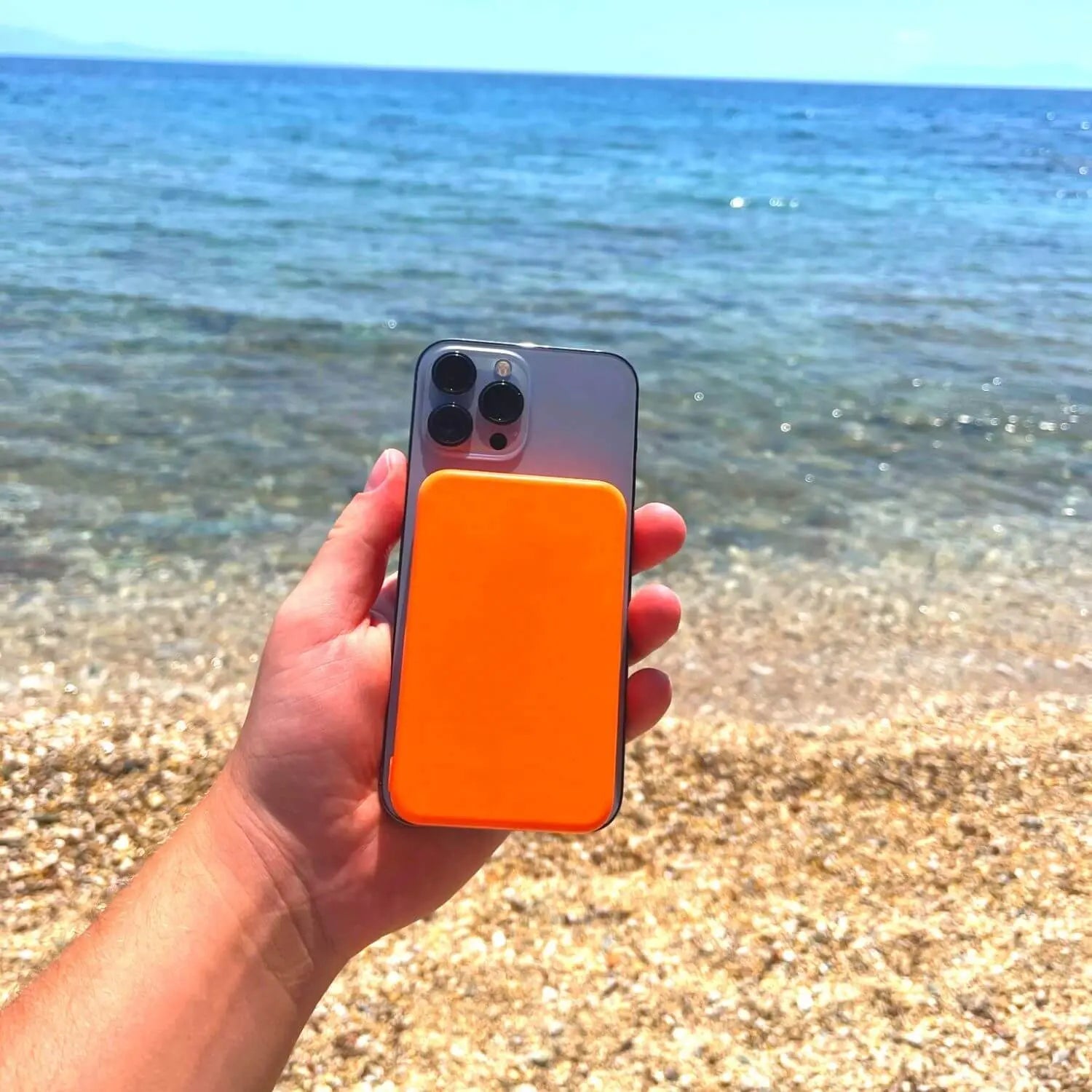 Trådlös laddare powerbank med magnetisk design