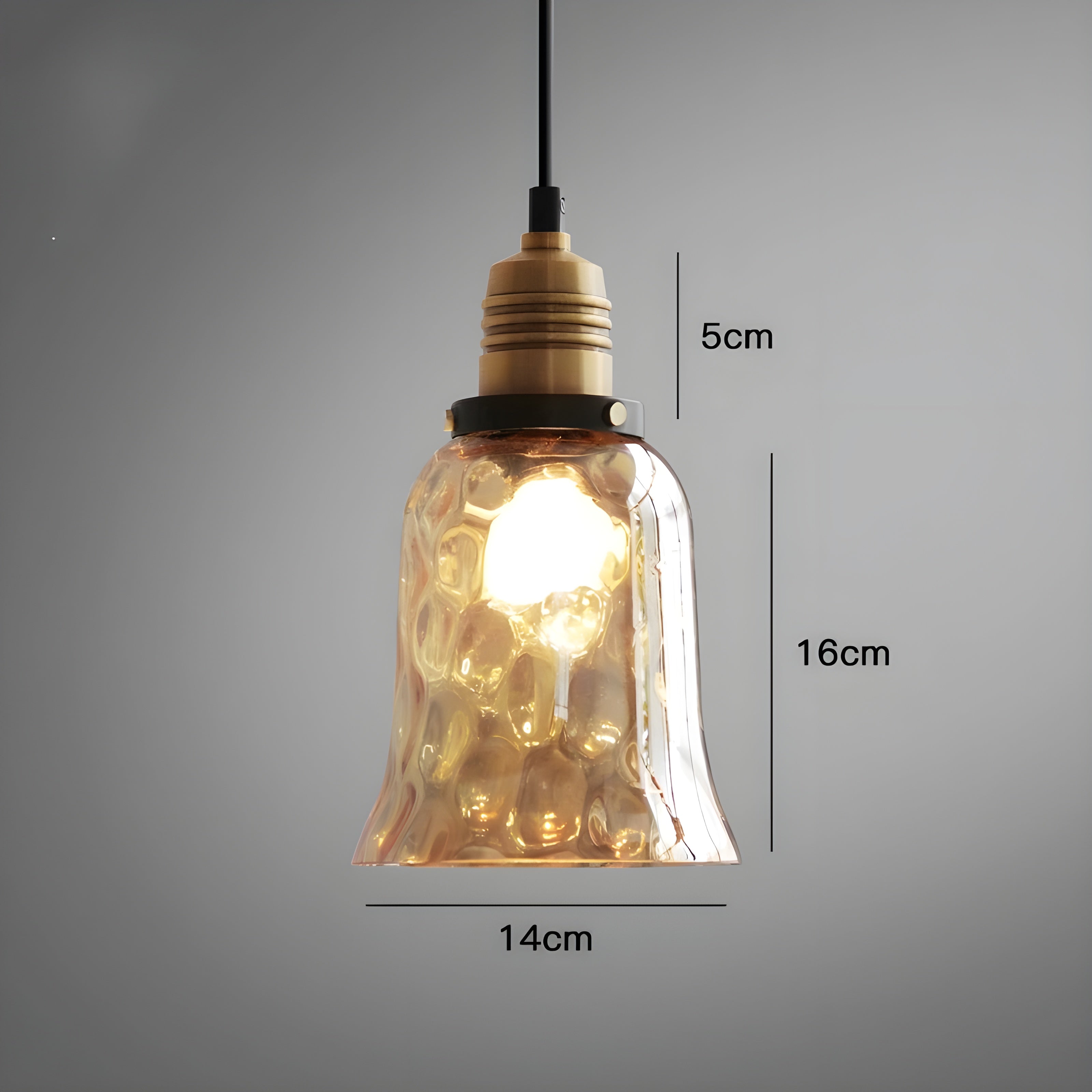AmberLuxe Light – Industriell Loftstil LED Pendellampa