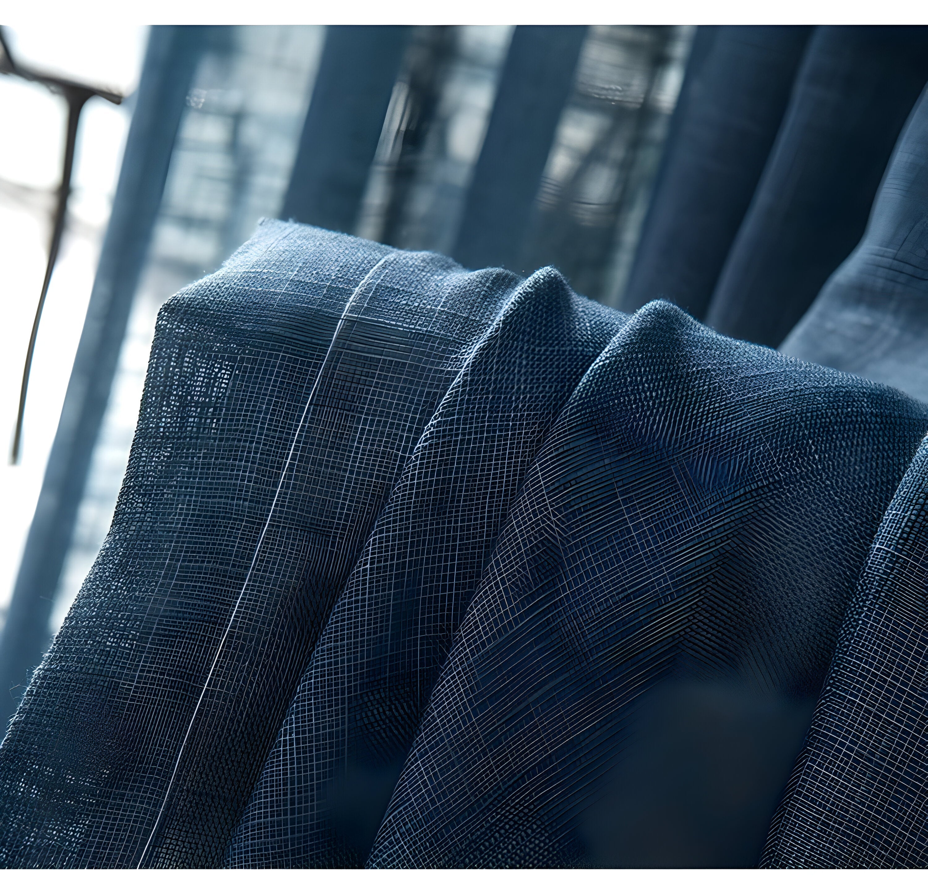 HikariVeil Gardiner - Japansk Stil Halvgenomskinliga Integritetsgardiner