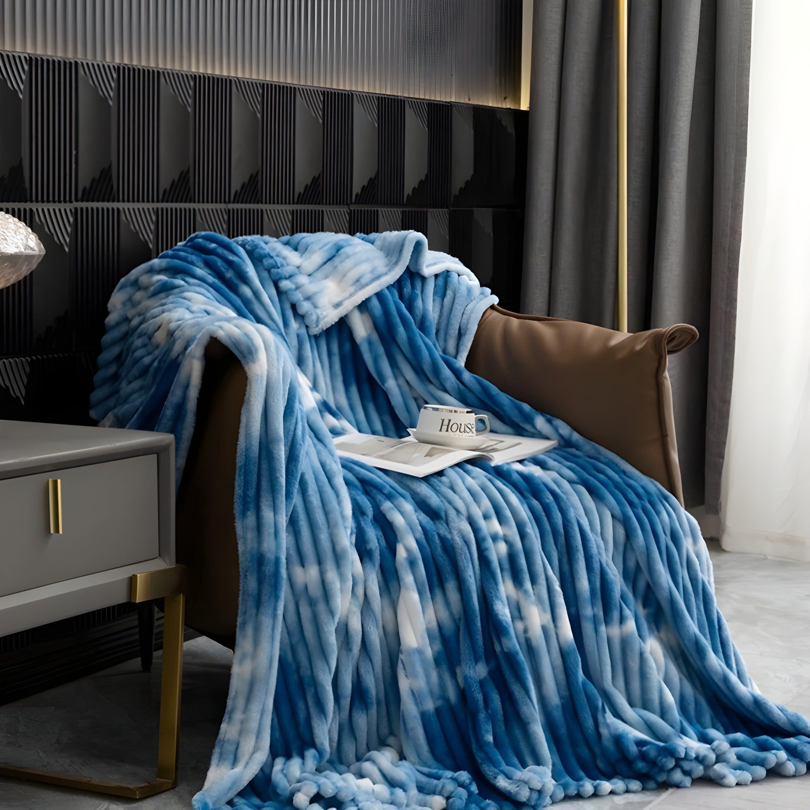 FlannelDream Blanket - Tie Dye Flanell Fleece-Blanket