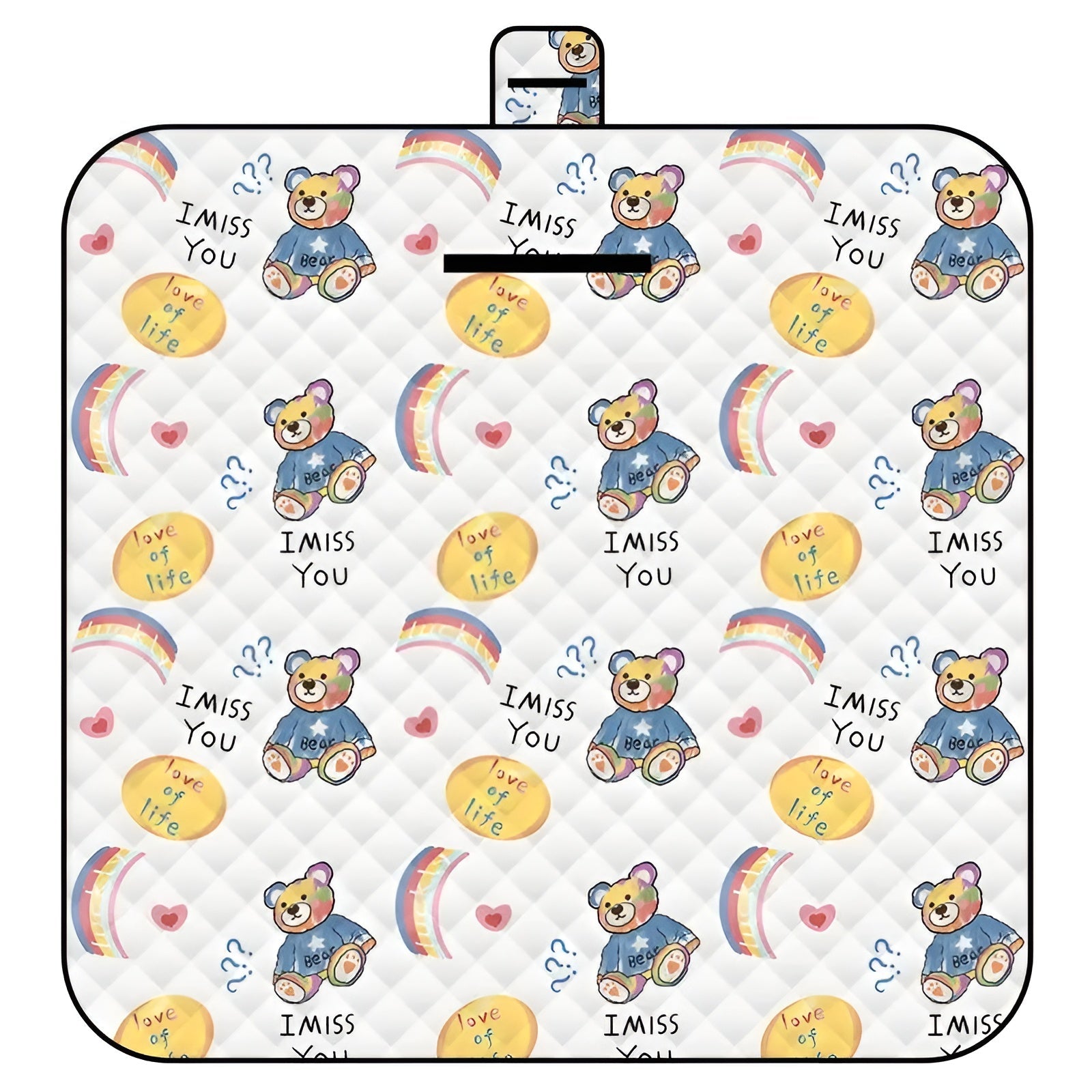 Fällbar Baby-spelmatta – Vattentålig och Polstret | Ideal för Strand & Picknick