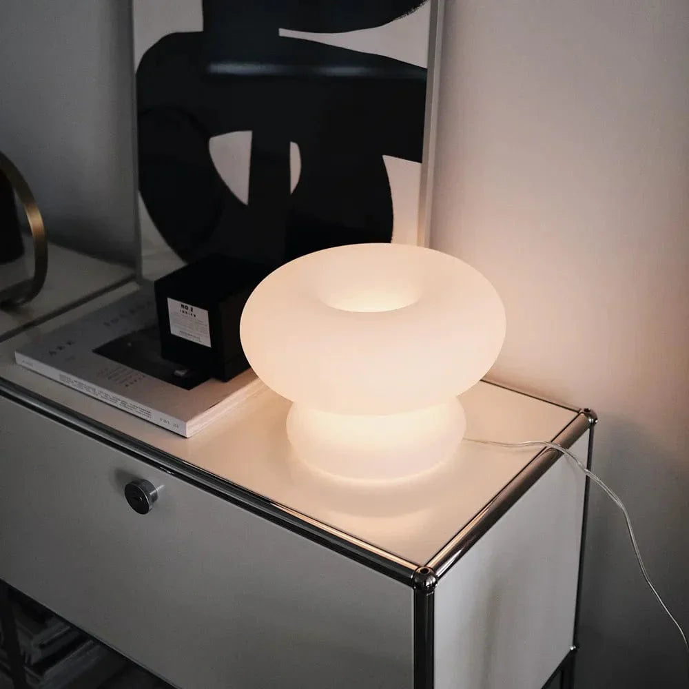 Maki Svamplampa - Vit Bordslampa