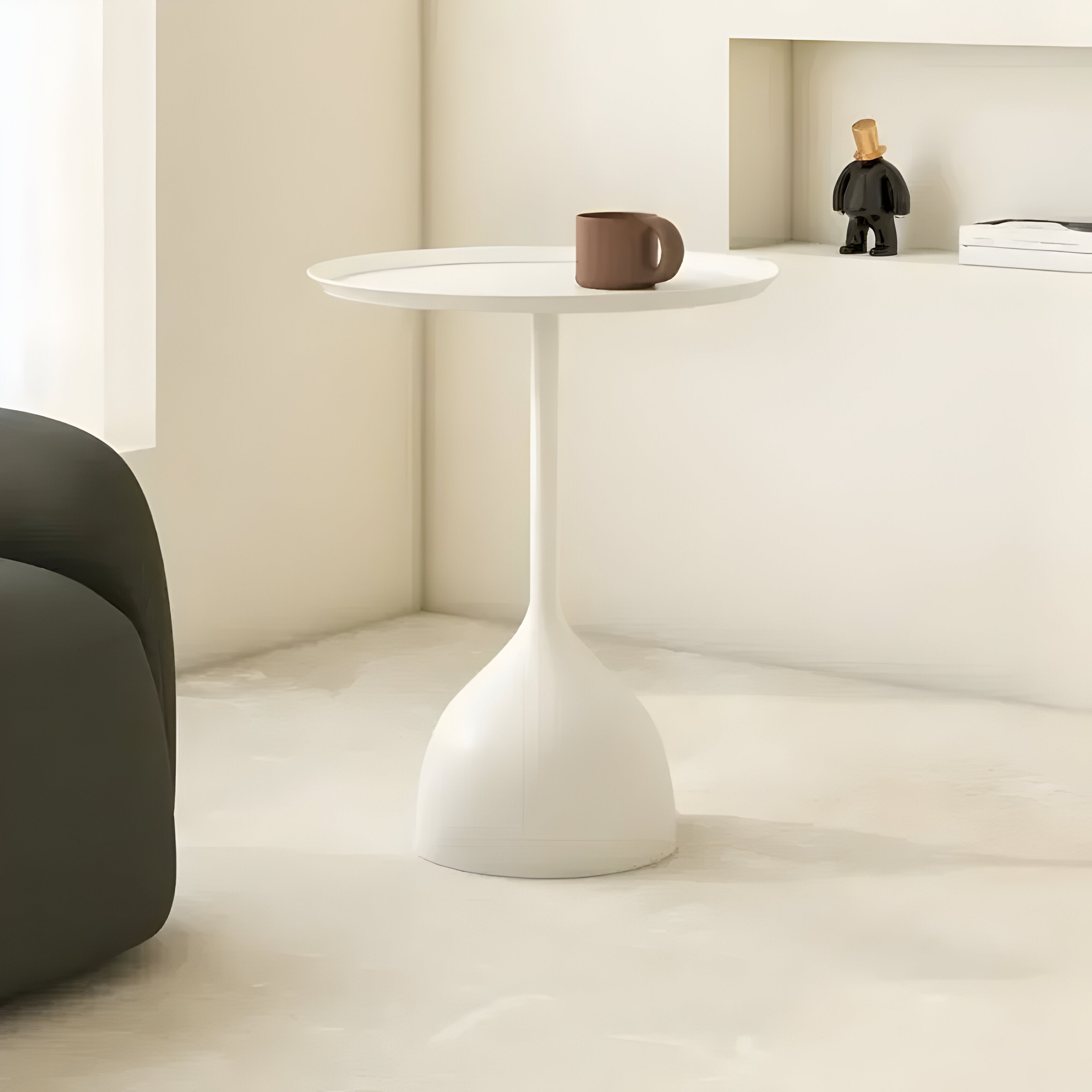 BrioLux Bord – Luksuriös runt kant Kräm Bord