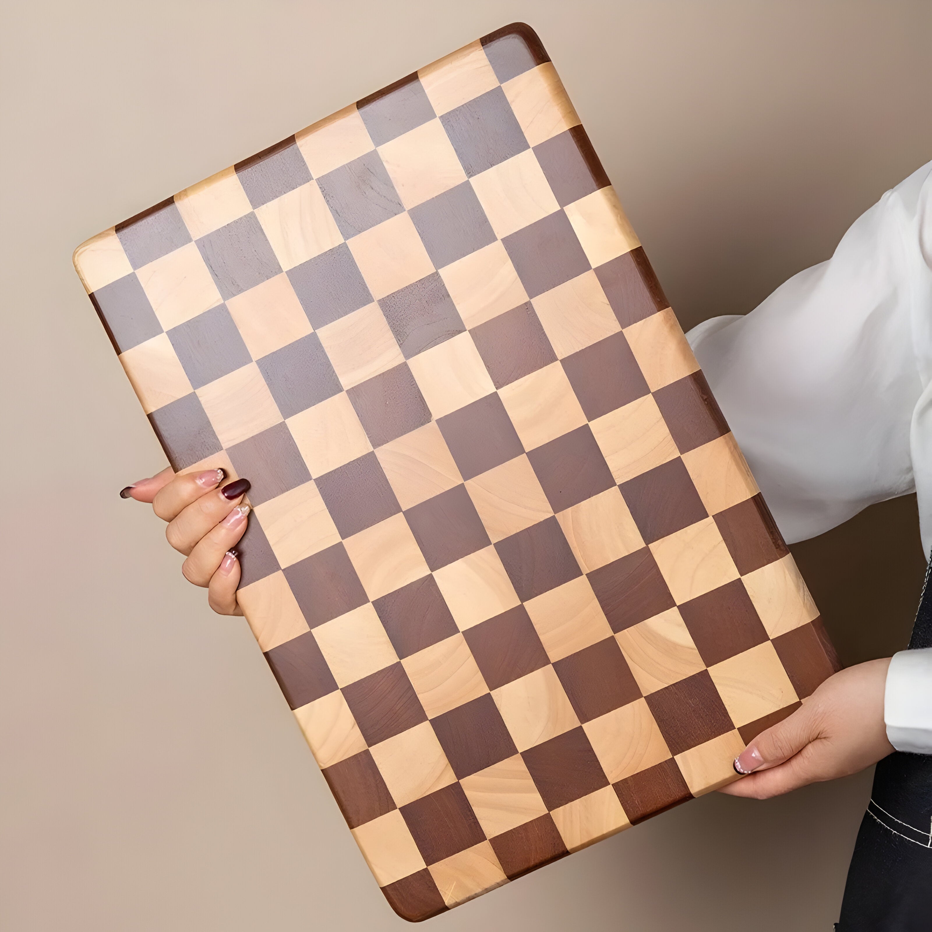 AcaciaGrid Board – Halkfritt skärbräda i trä