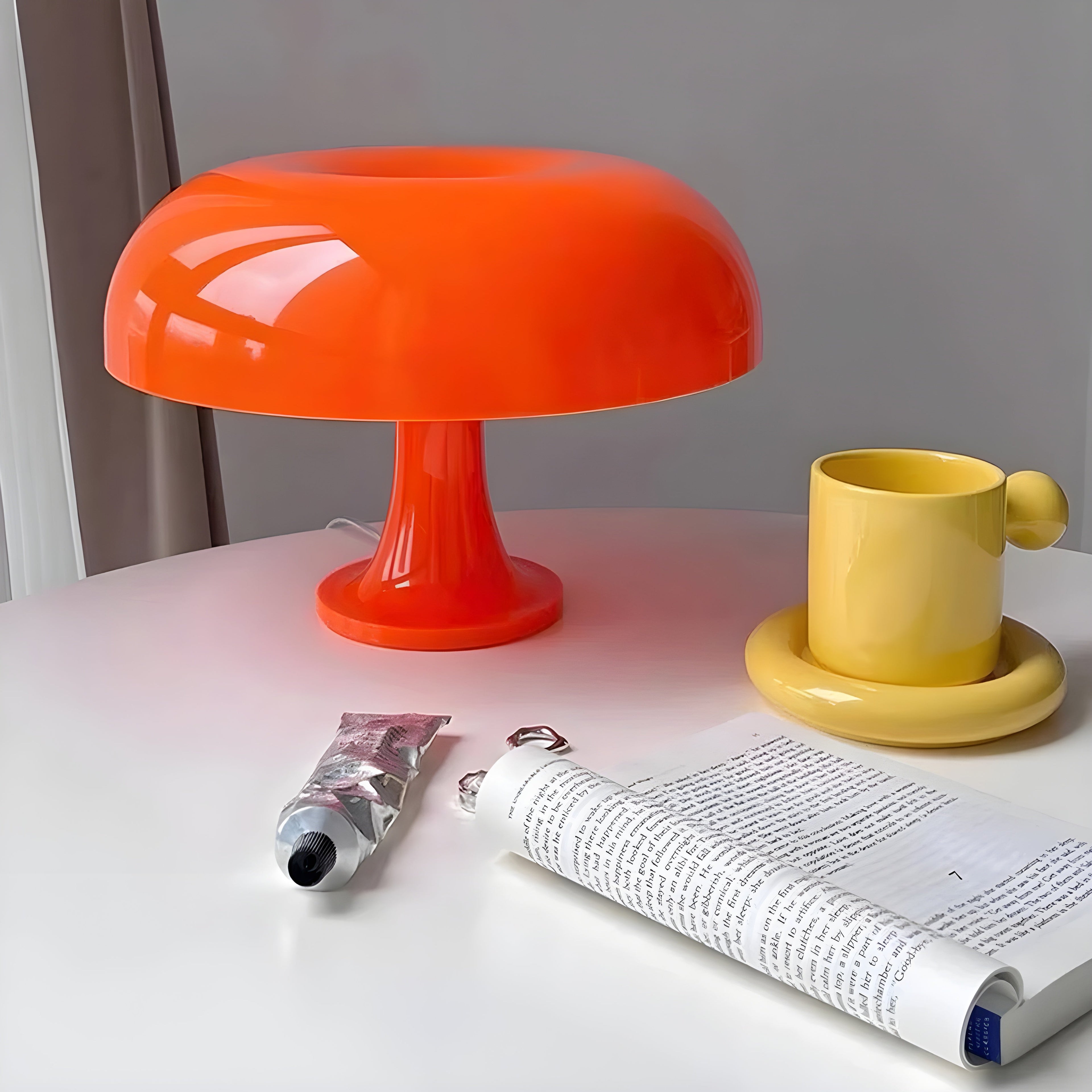 AuraMush Light – Minimalistisk Trådlös LED-Svamplampa