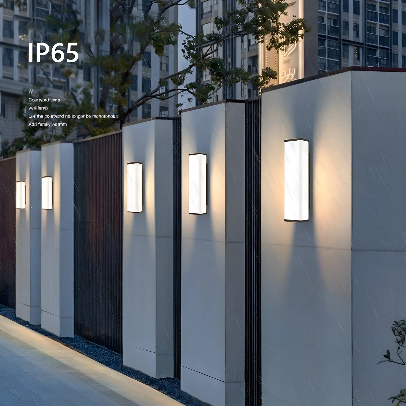 SteelLuxe Light – Vattentät Vägglampa för Utomhus- och Inomhusområden