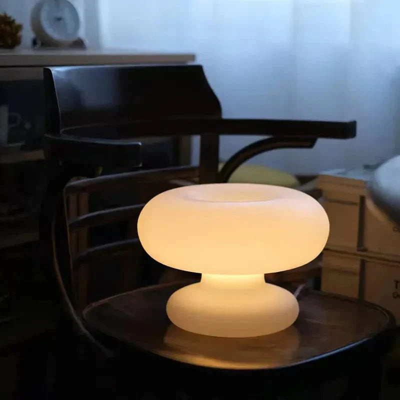 Maki Svamplampa - Vit Bordslampa