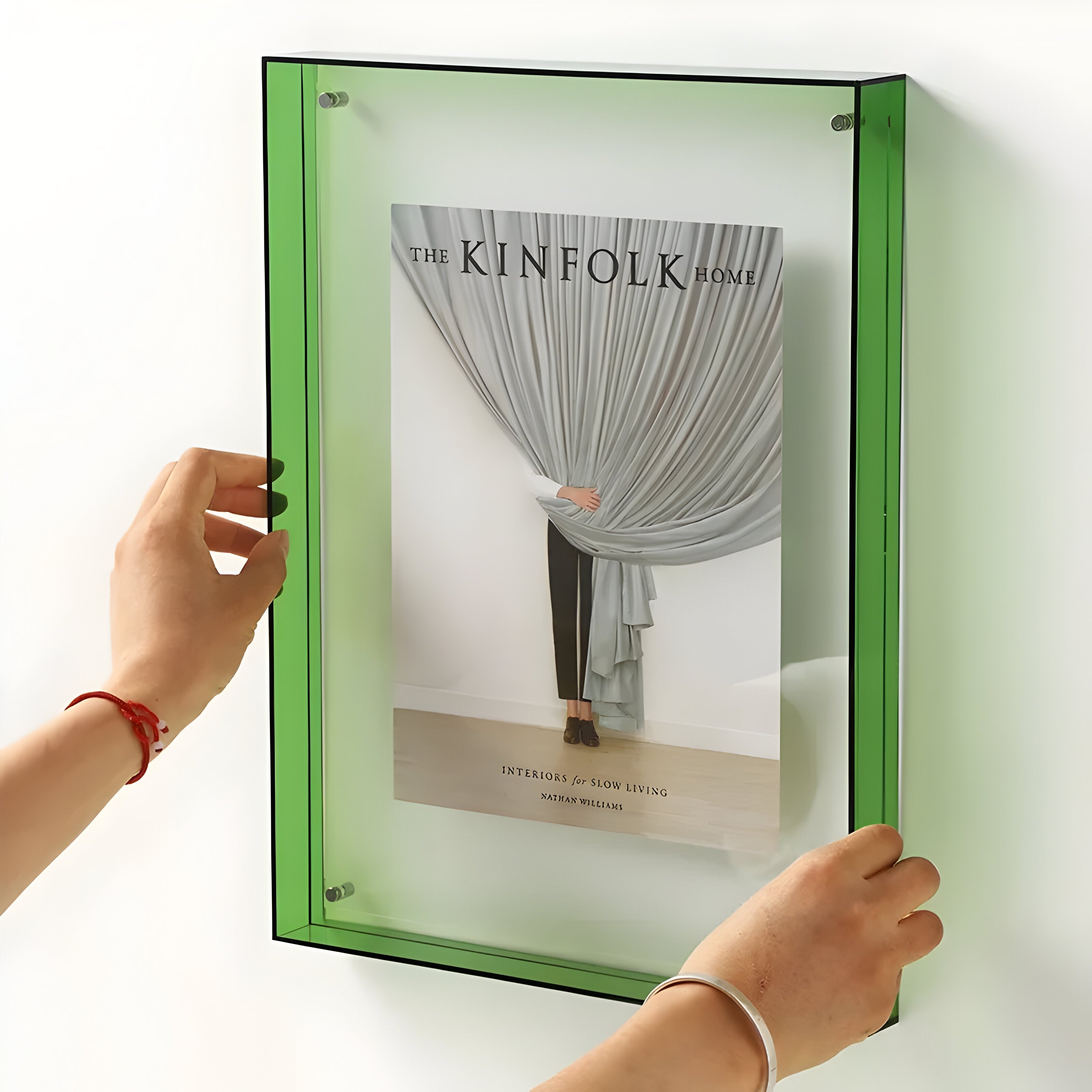 Akrylbladram – Transparent och Färgad, Modern Skydd för Fotografier