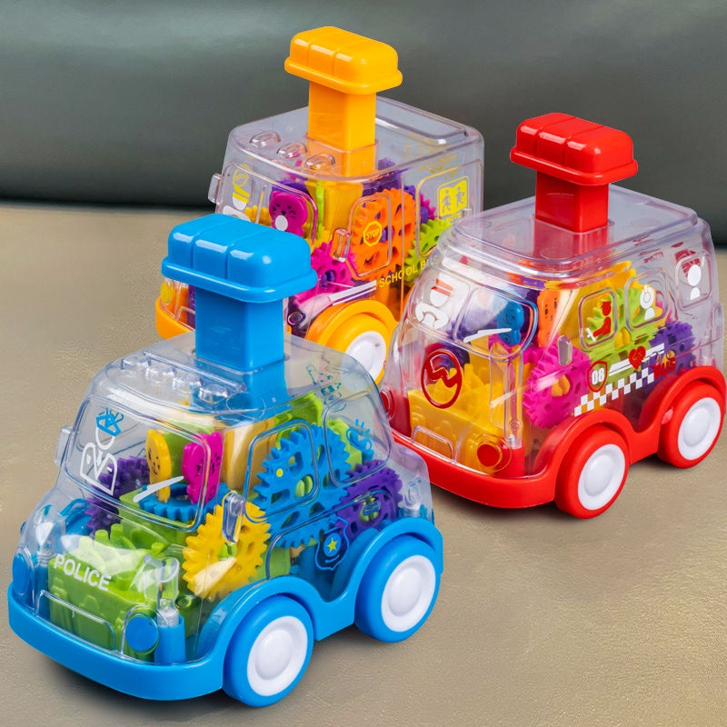 Friktionsdriven leksaksbil