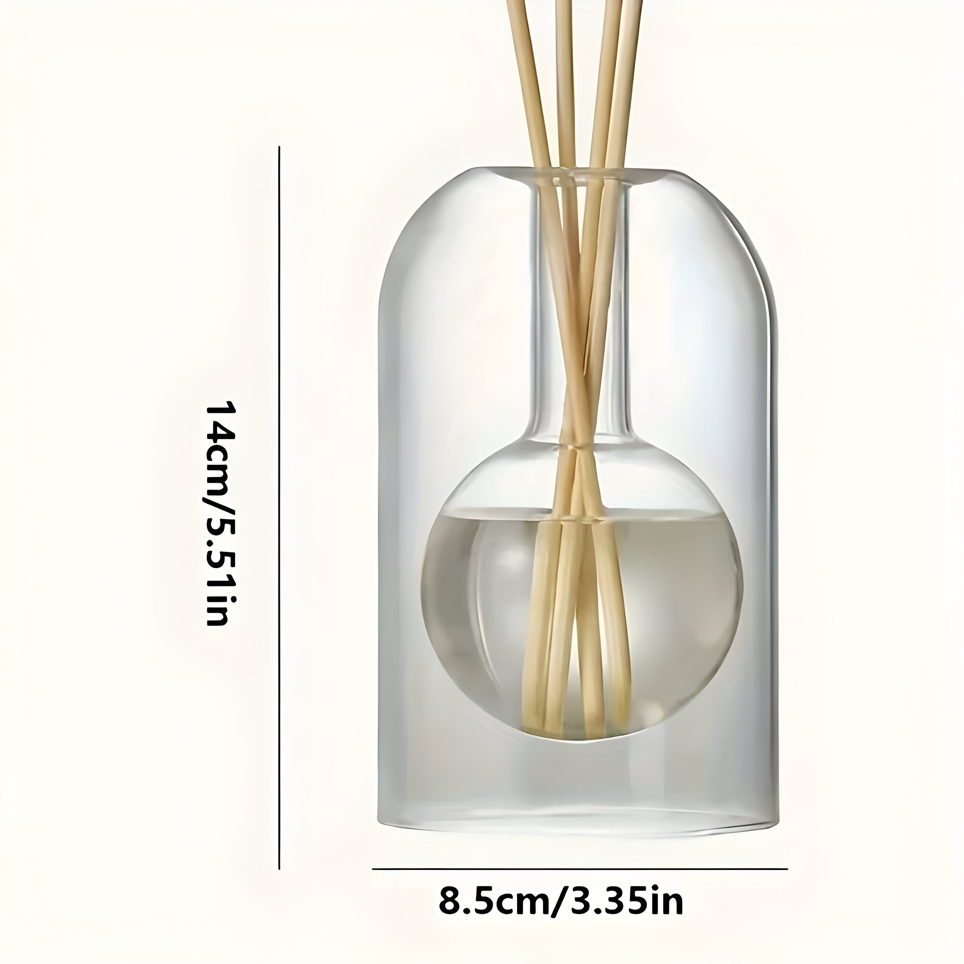 RadianceReed Diffuser - Elegant Aromaterapi Diffuser av Glas