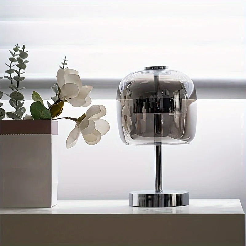 Carvallo - Dekorativ Bordslampa i Glas med Stilren Design