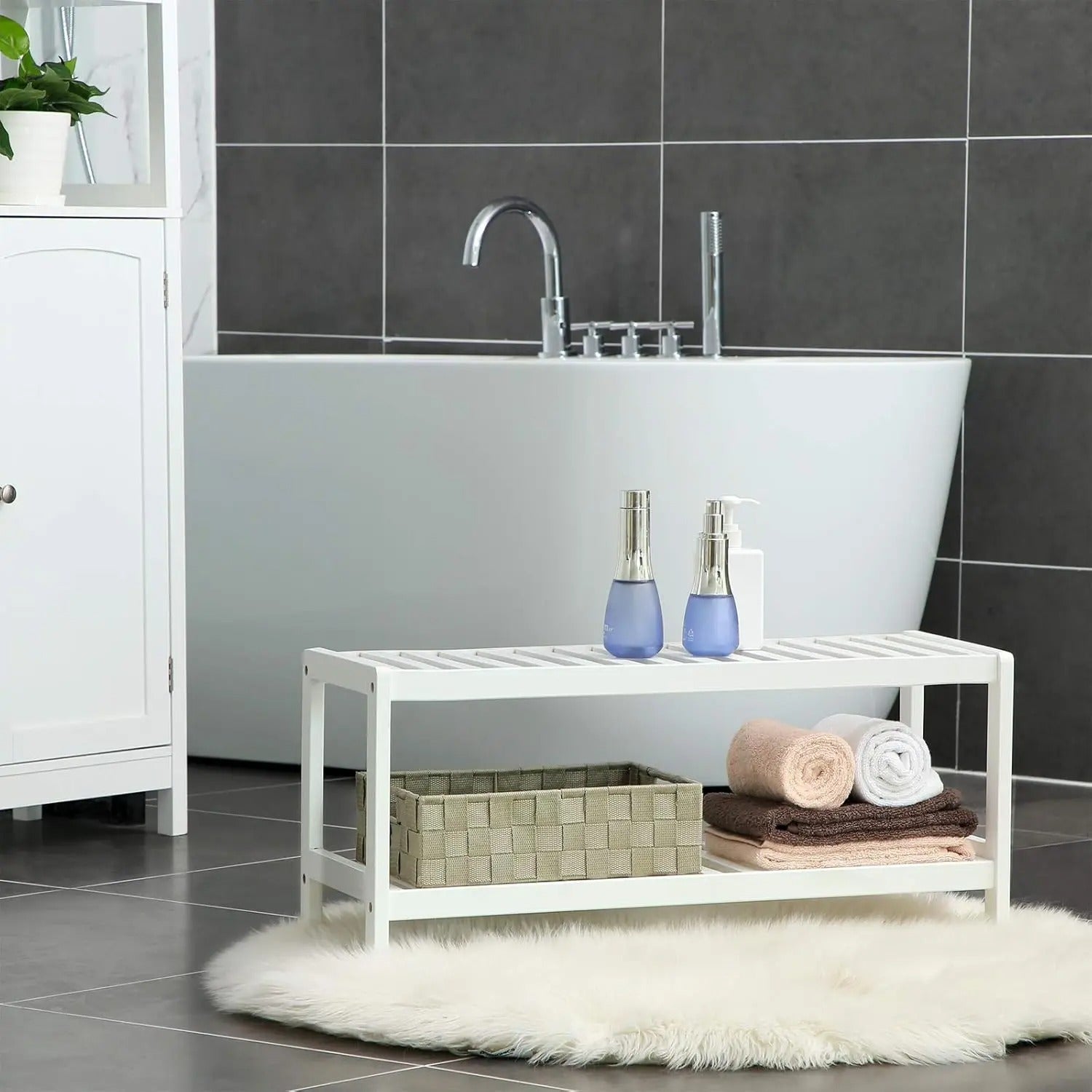 BambooHaven Rack – 2-stegs bambuställ för skor