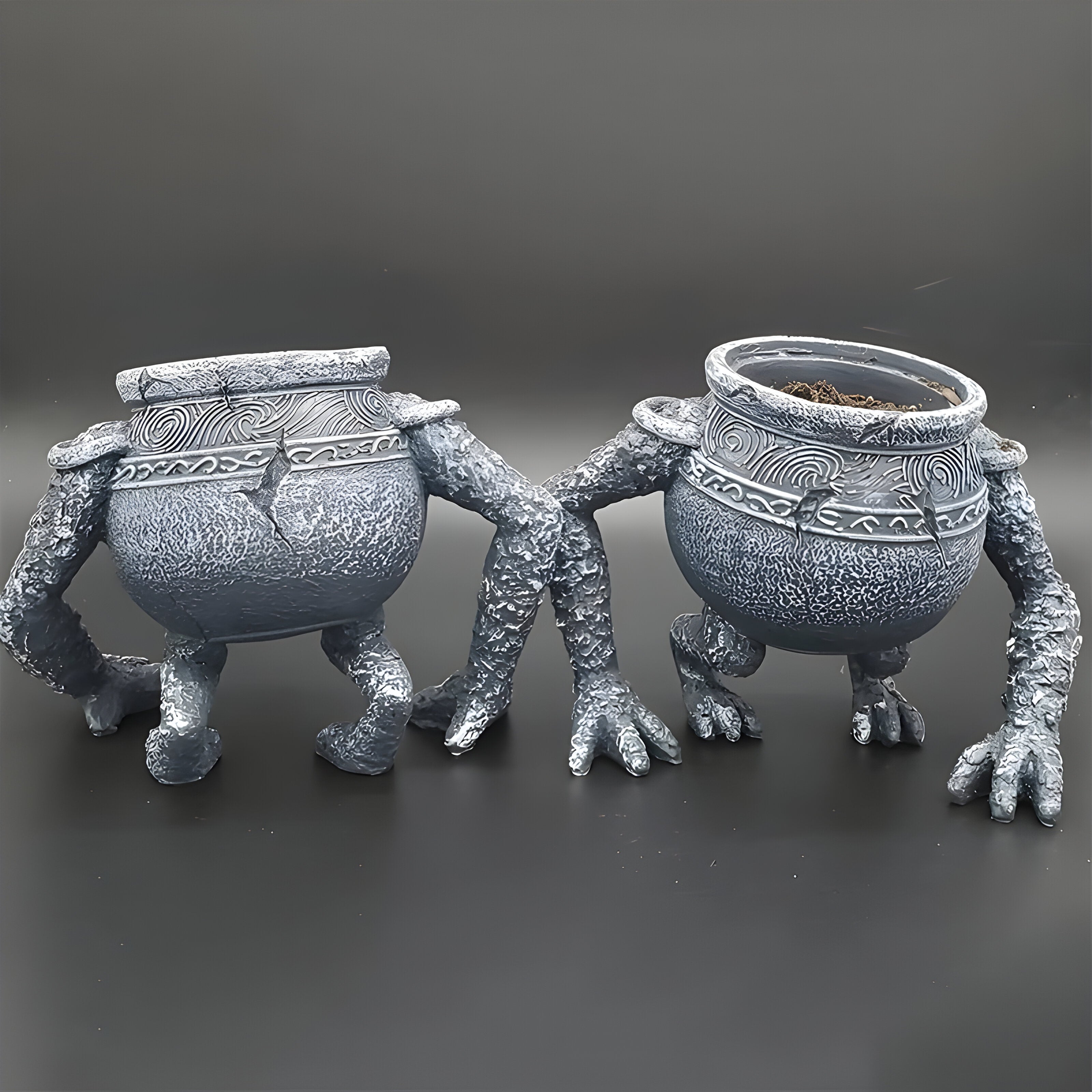 TerraKnight Pot - Trädgårdsrand Dekorativ Blomkruka