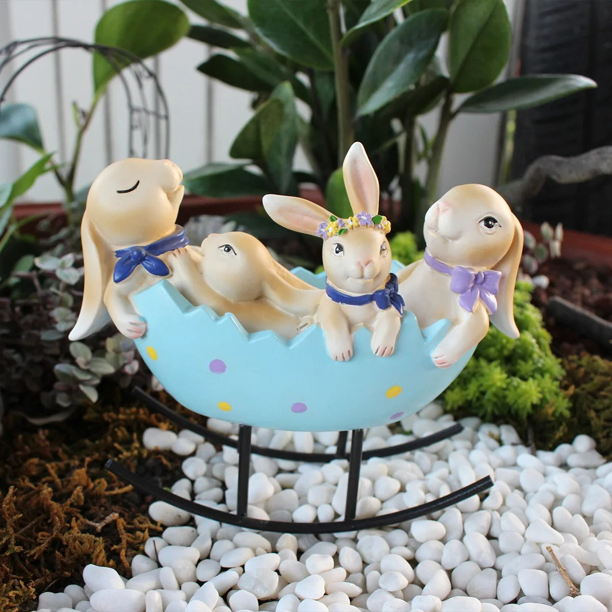 BunnyCharm Ornament - Påskhare Konstharts Ornament