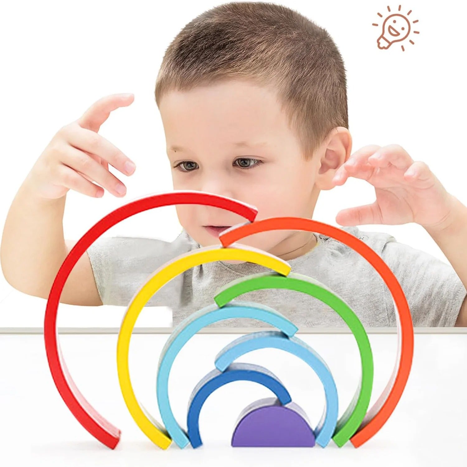 NatureBlocks | Montessori Träregnbåge