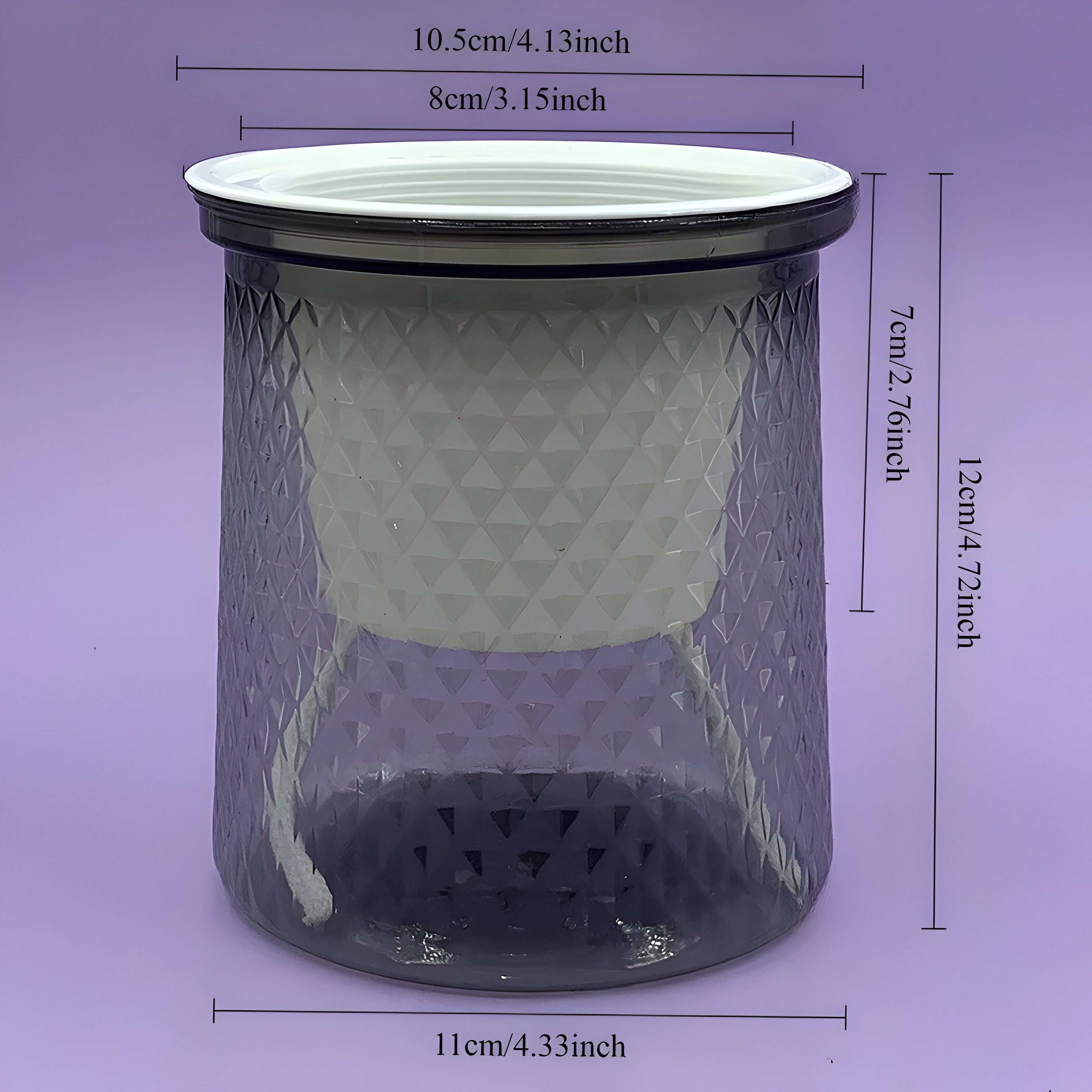 HyggeSprout Kruka – Hydroponisk Kristall-Glas-Blomkruka