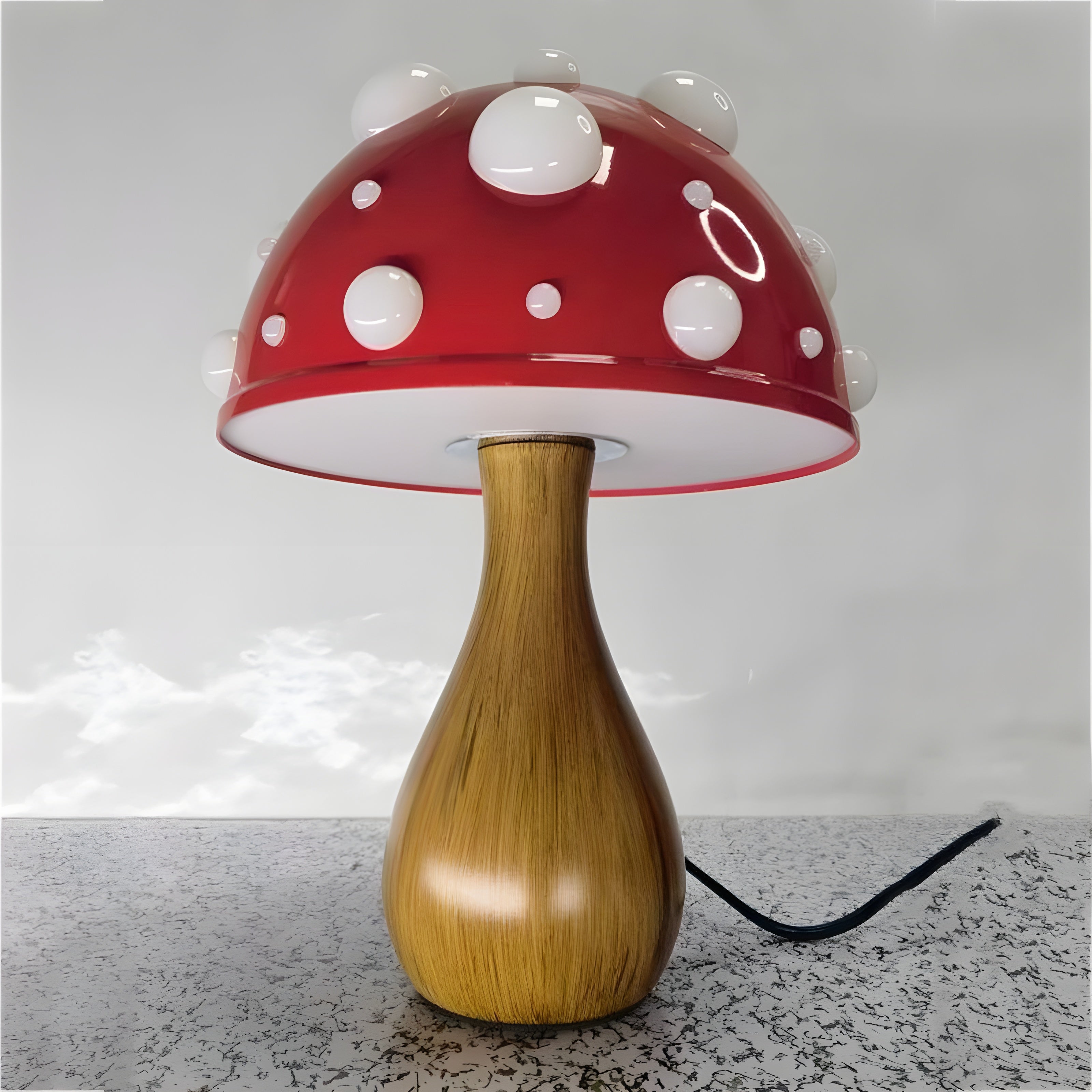 AmanitaDream Lampa - Amanita Svamp LED Vägglampa