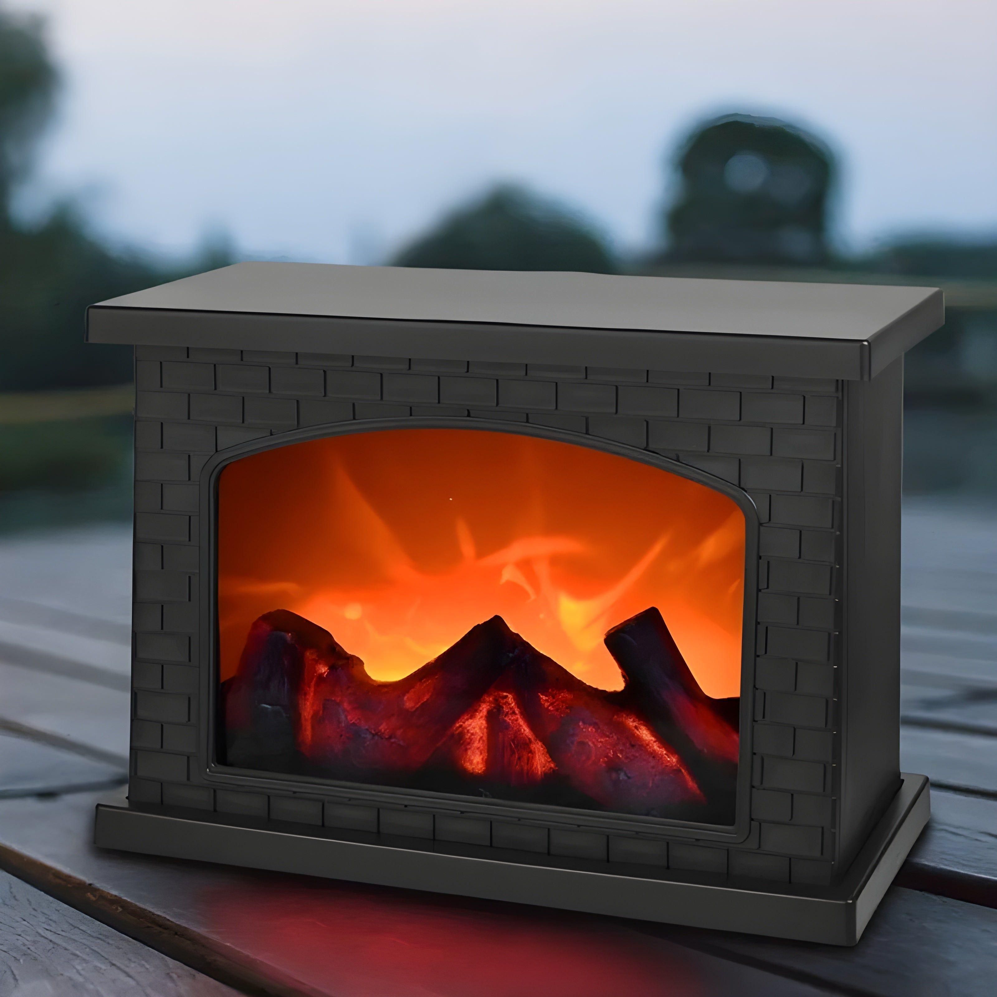 FauxFireplace Light - USB-drivet LED-kamin simulationsljus