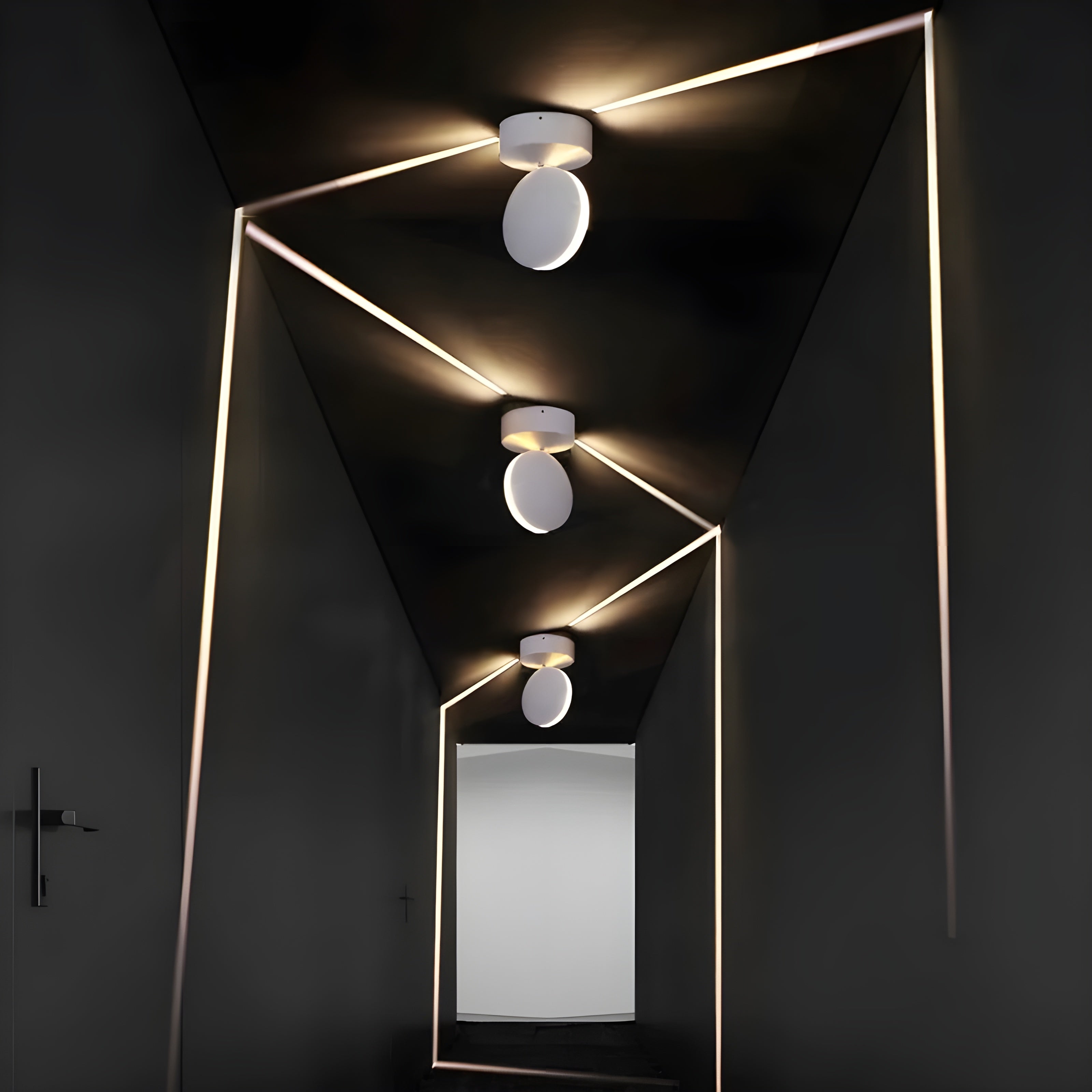 HallwayLuxe Light – Modern Hotelgång LED-Vägglampa