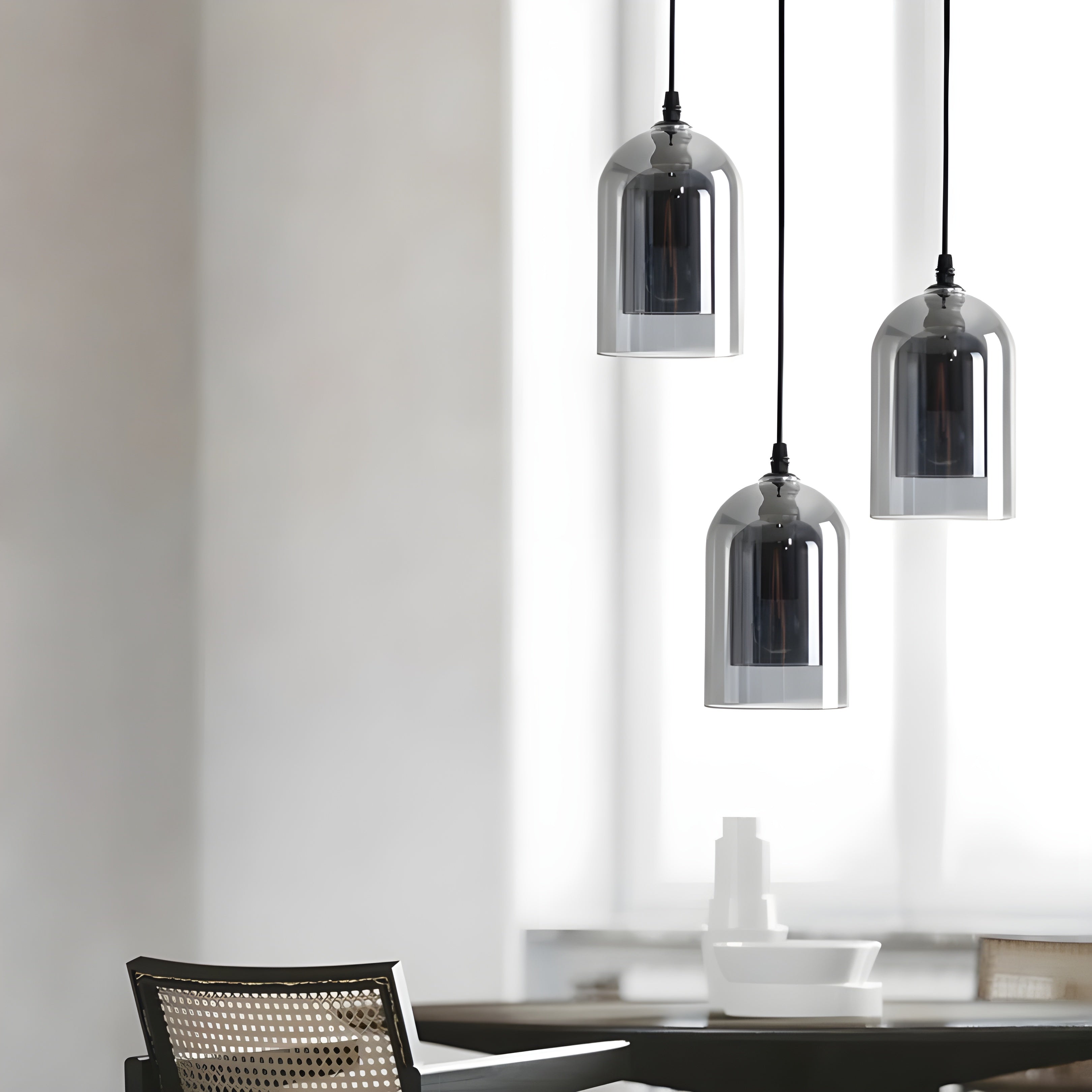 SkyGleam Light - Modern Dubbel Glas Pendellampa
