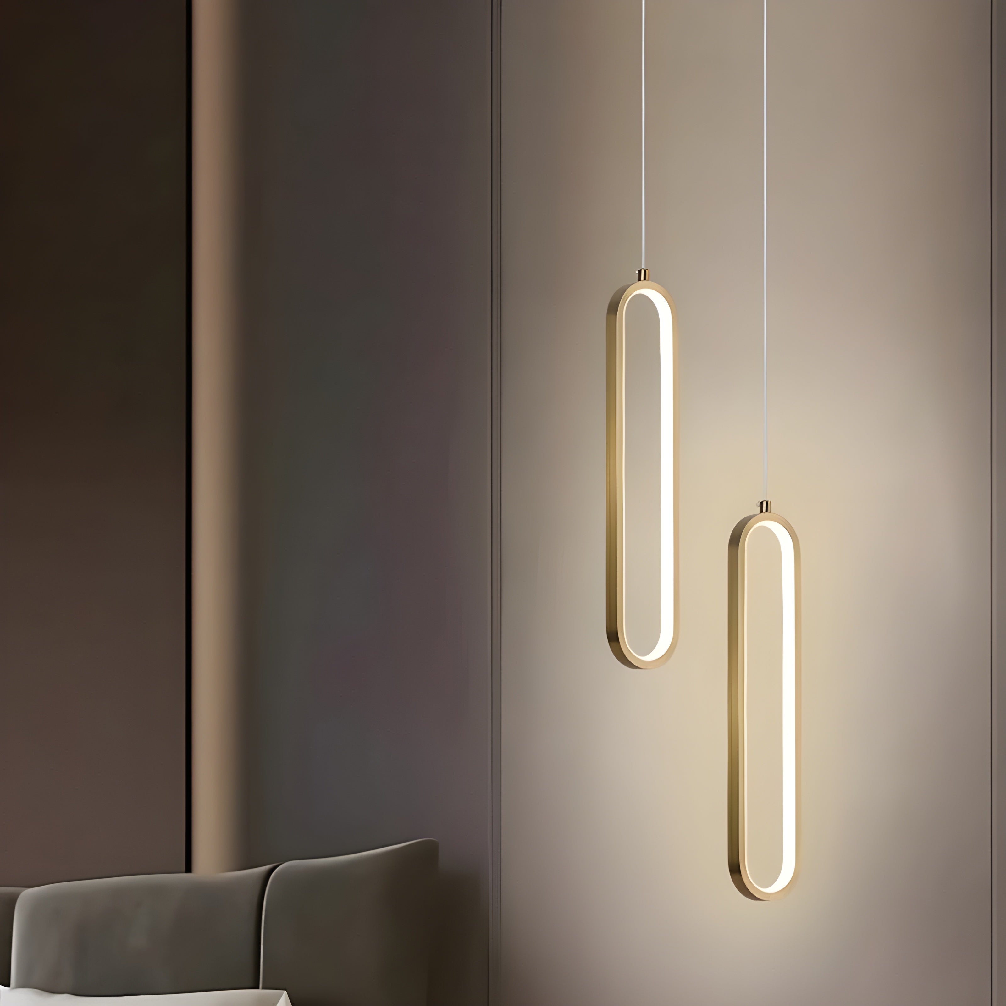 GildedGlow Light - Dekorativ LED-Hänglampa