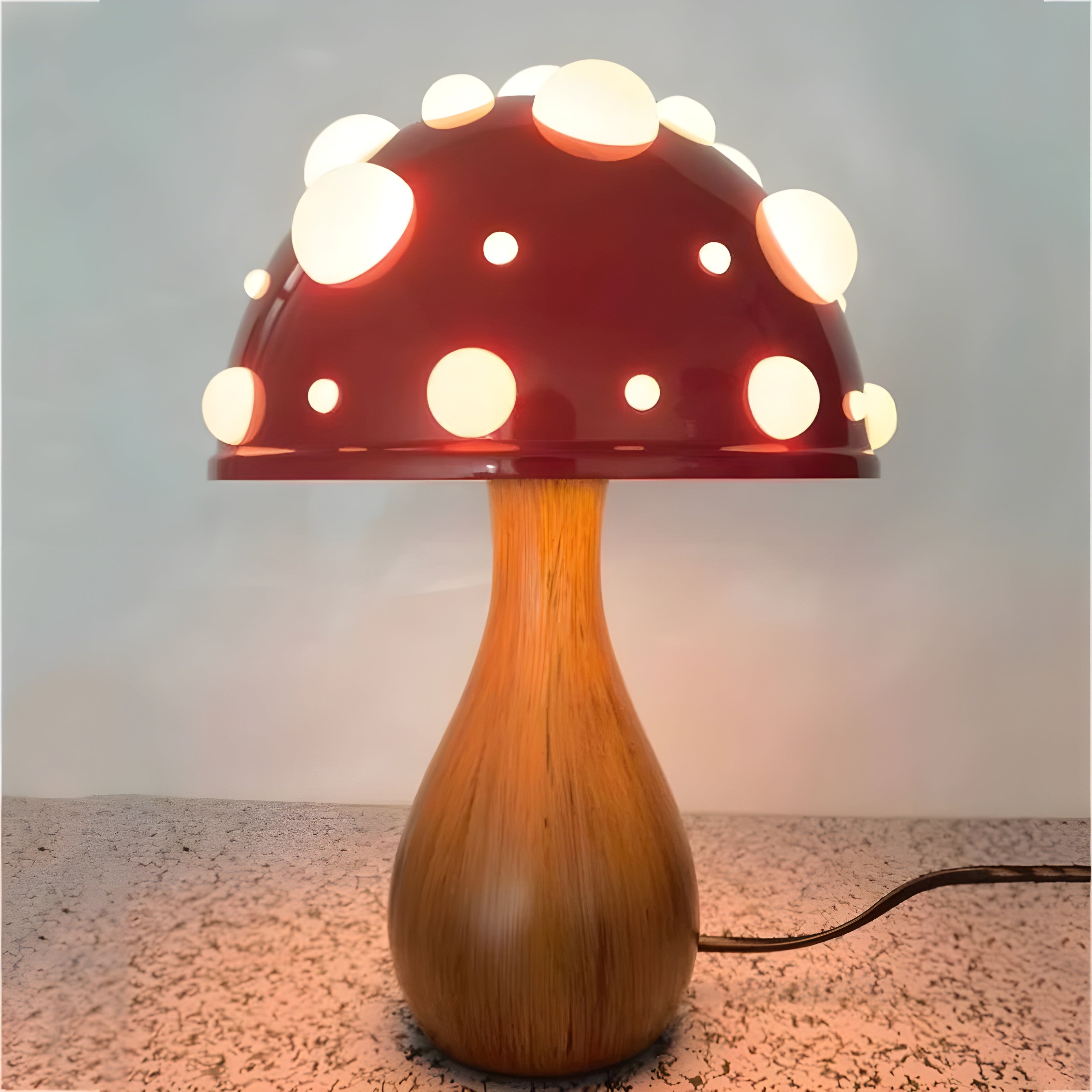 AmanitaDream Lampa - Amanita Svamp LED Vägglampa