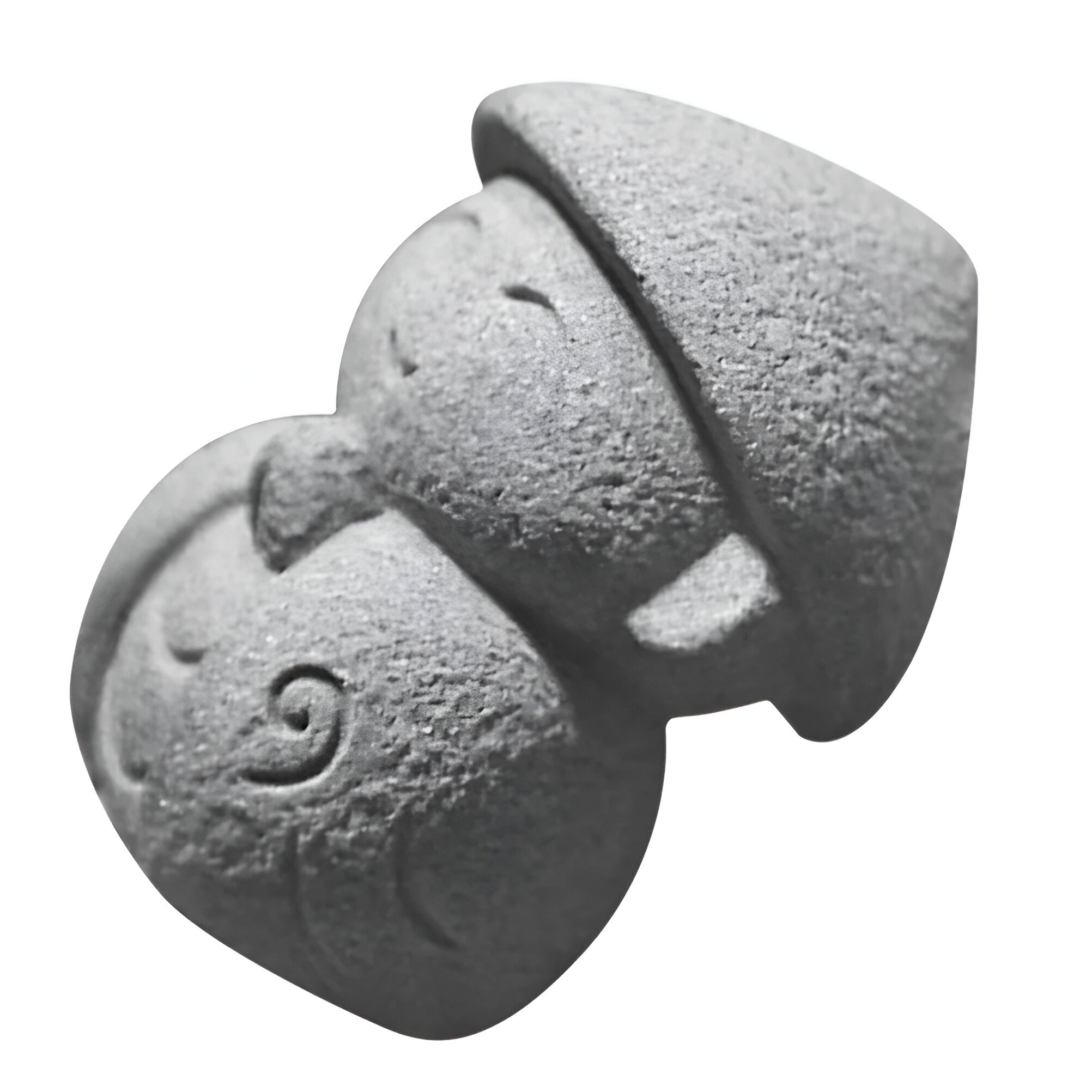 SatoriStone Dekor - 2st Japansk Sten Buddha Dekoration