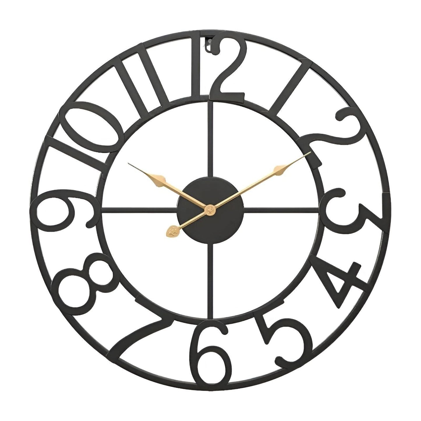 RetroTime Klocka - Retro-Digital-Väggklocka tillverkad av Metall