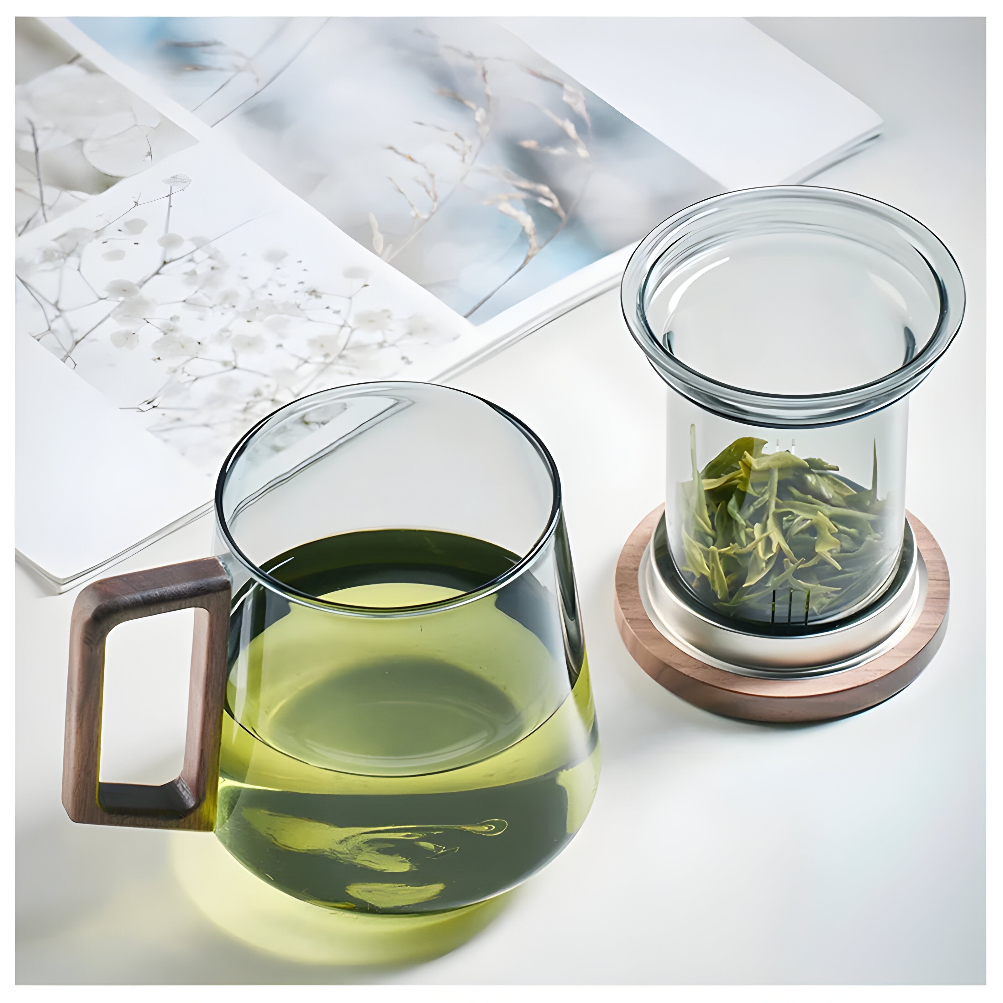 ArtisanBrew Cup – Värmebeständig Glas-Teekopp