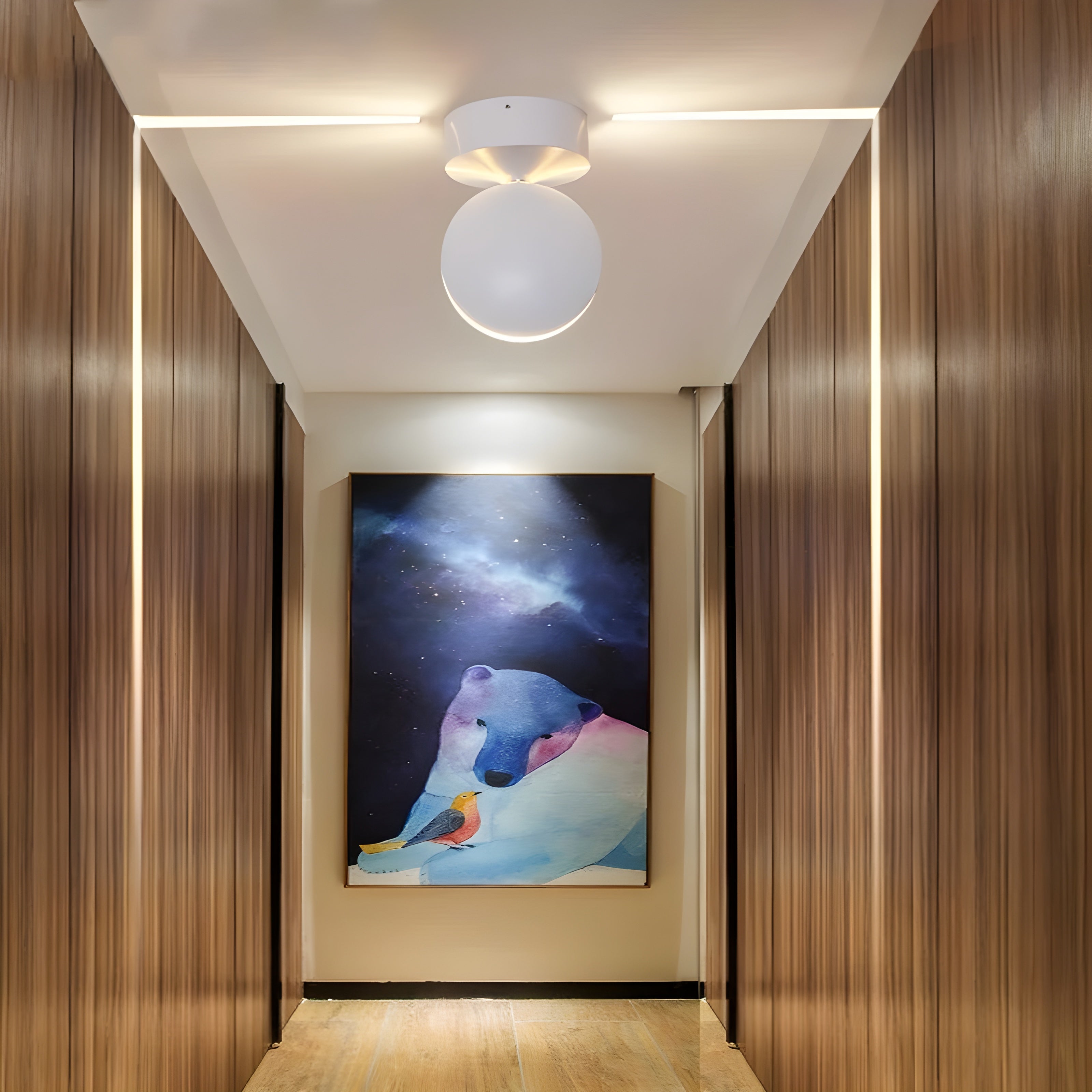 HallwayLuxe Light – Modern Hotelgång LED-Vägglampa