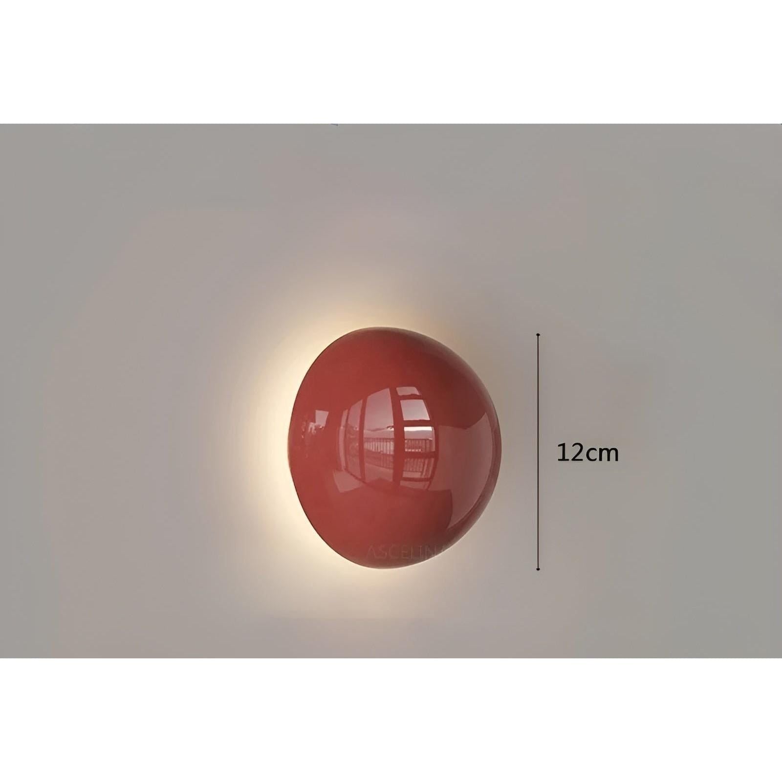 GlowCircle Light - Nordisk Rund Metall Vägglampa