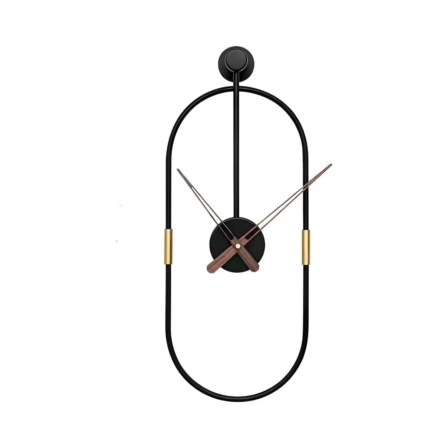 IronArt Klocka - Minimalistisk Konstväggklocka i Metall