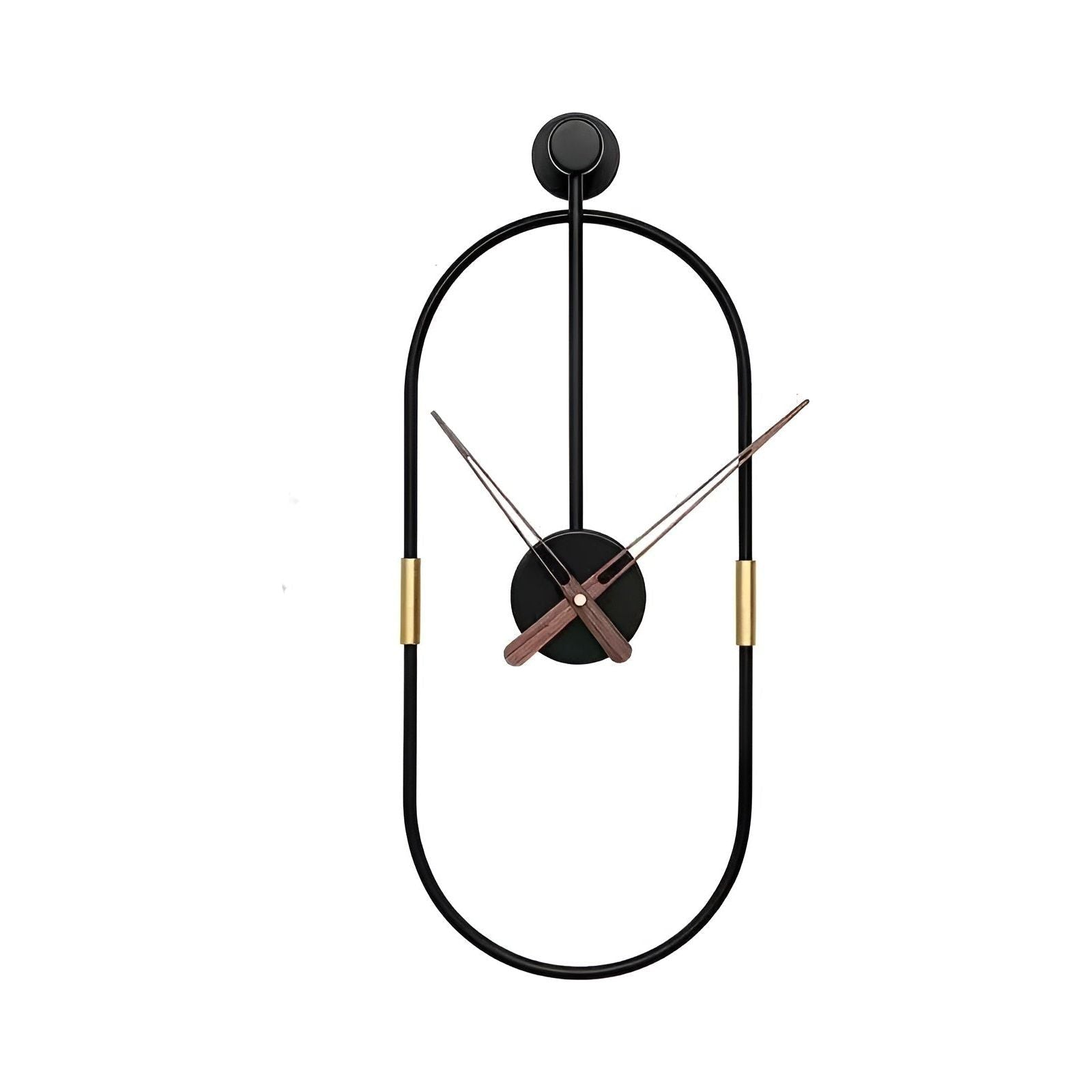 IronArt Klocka - Minimalistisk Konstväggklocka i Metall