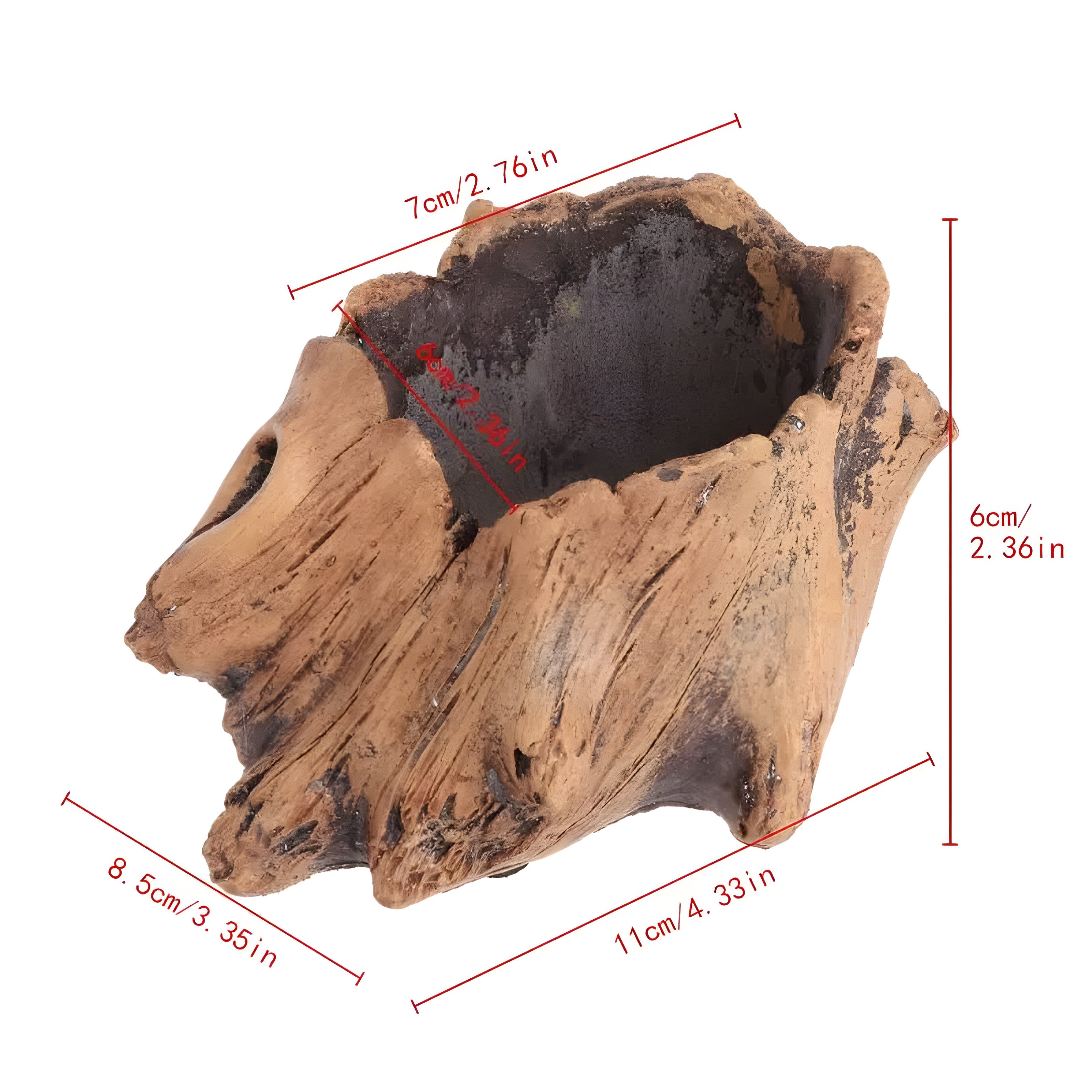 BloomCrest Kruka - Sukulenter Bonsai Dekorationsväxtplanter