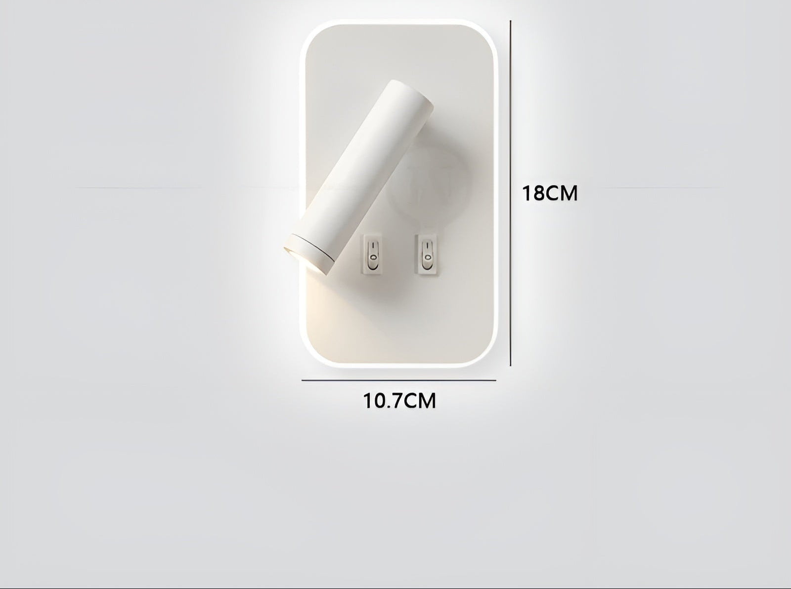 OrbiBeam Ljus – Justerbar 350-Graders Rotation Vägglampa