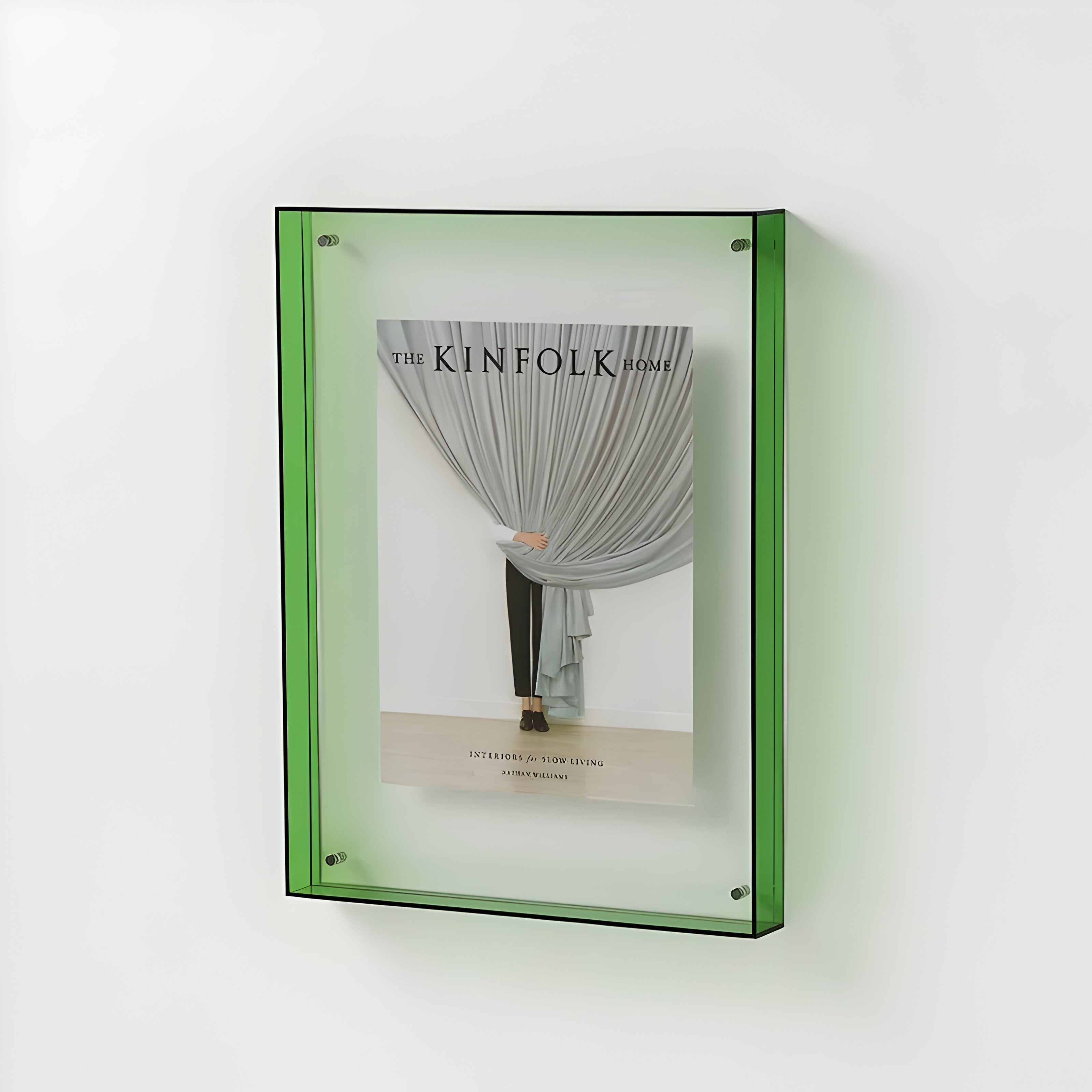 Akrylbladram – Transparent och Färgad, Modern Skydd för Fotografier