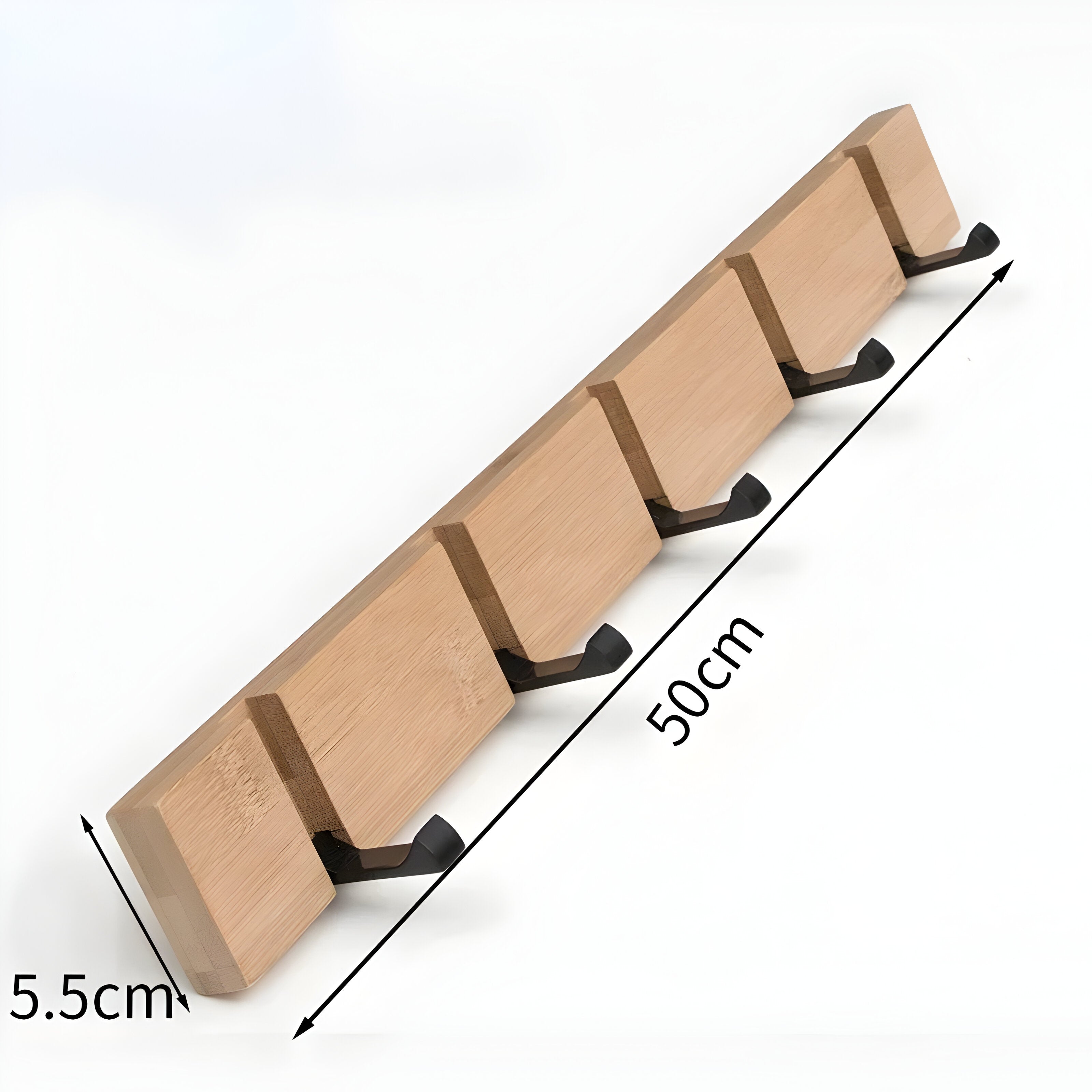 NordicHang Krok – Väggmonterad Träbadkroka