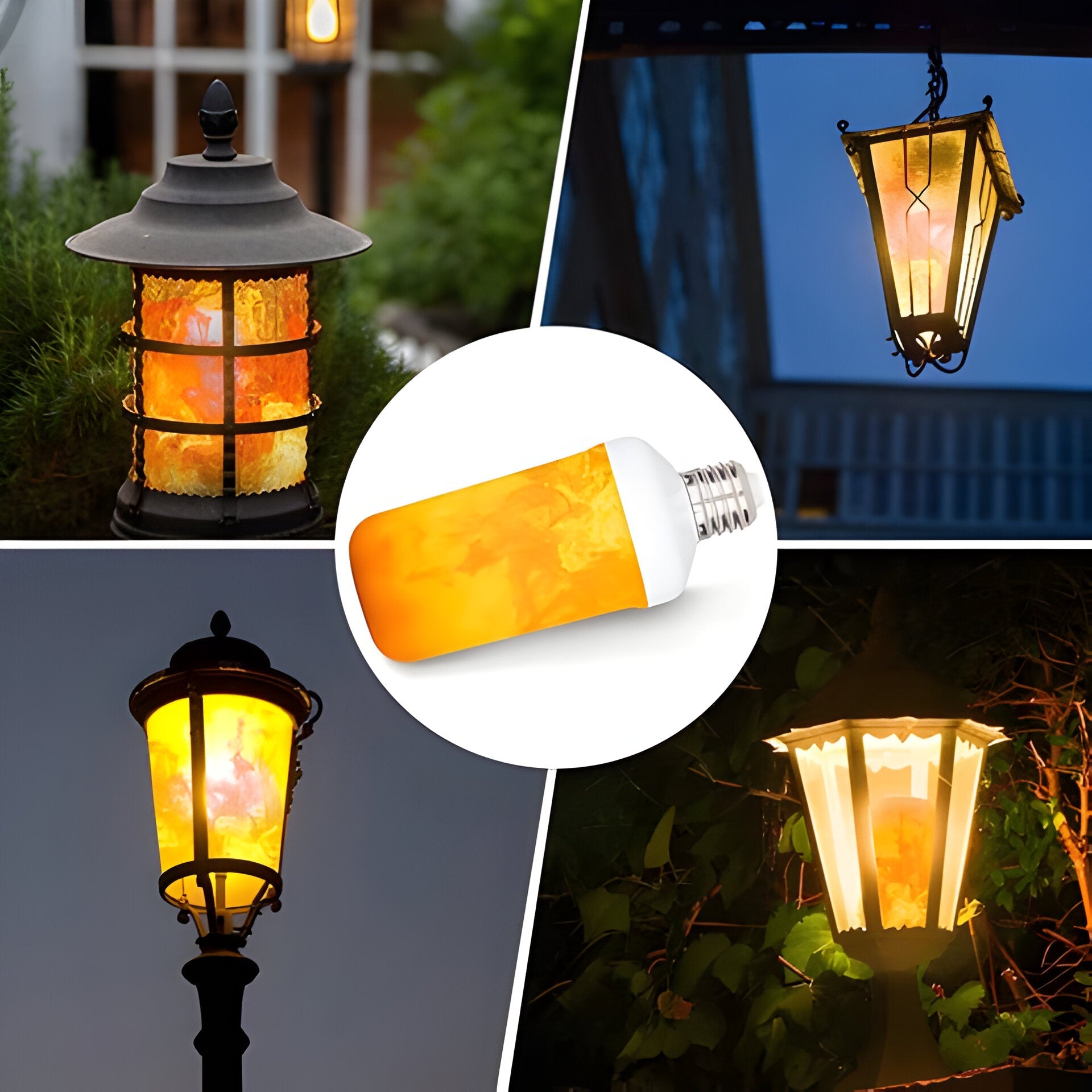 FlameGlow Light – Dekorativa LED-flamepærer